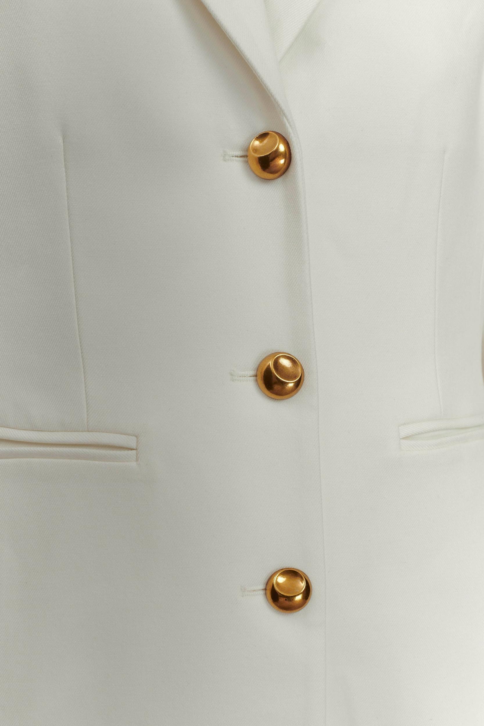 Bellamy Cinched Blazer - Ivory Product Image