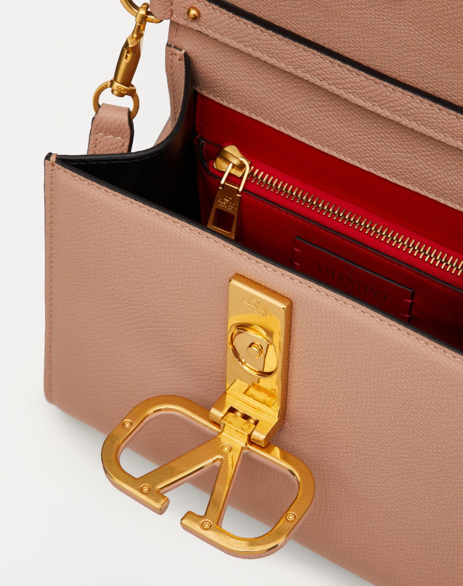 Small Vsling Grainy Calfskin Handbag Product Image