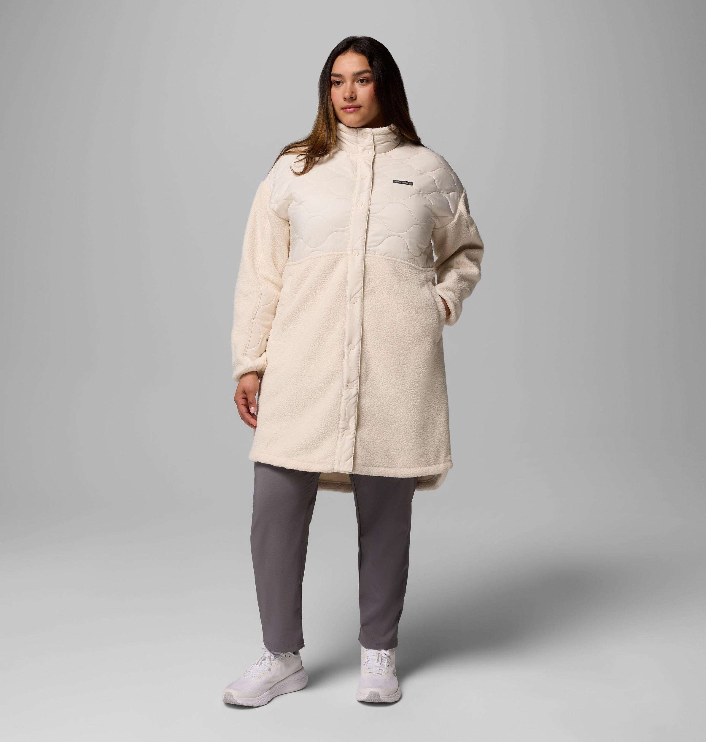 Columbia Womens Cloud Point Long Fleece Jacket - Plus Size- Product Image
