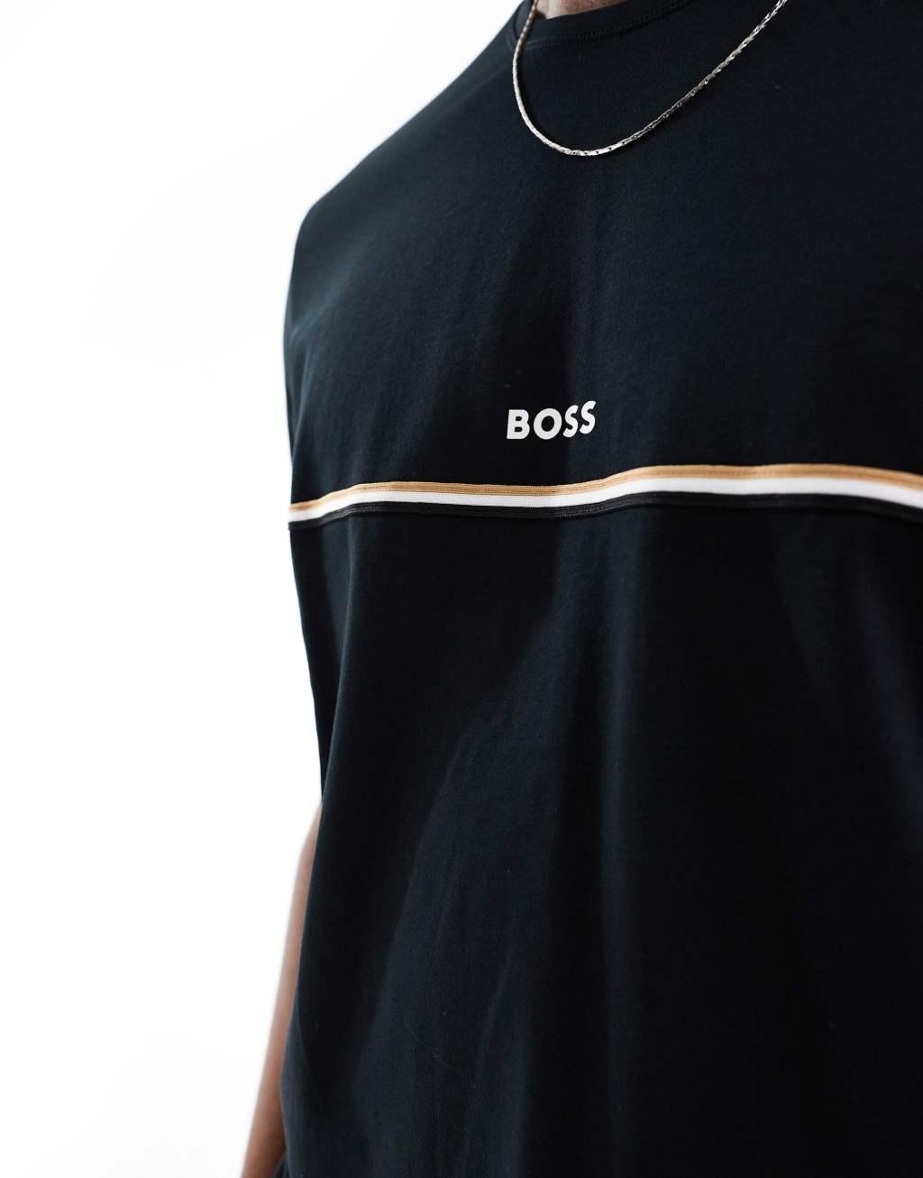 BOSS Bodywear unique t-shirt in black - part of a set Product Image