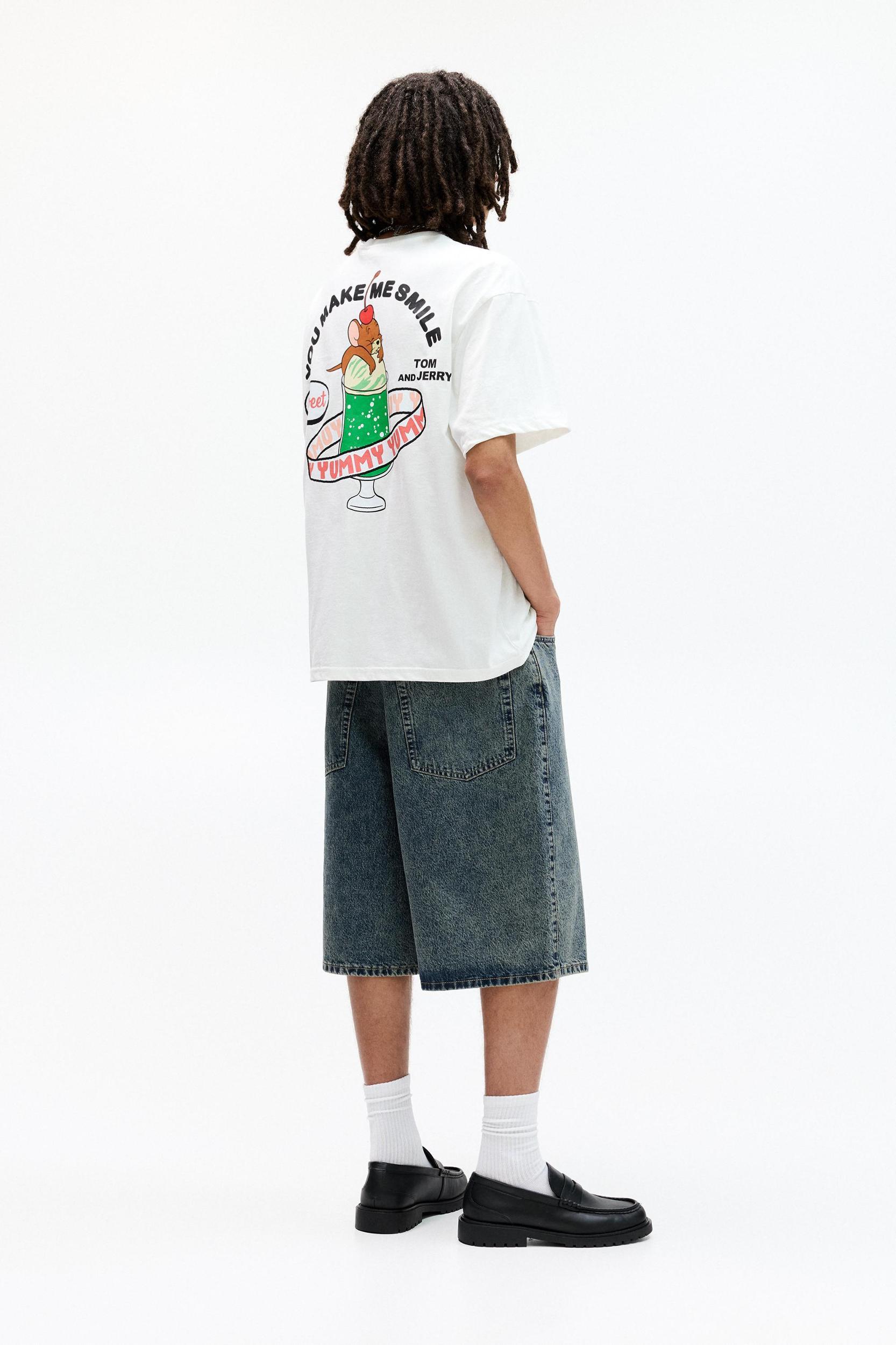 Tom and Jerry white T-shirt Product Image