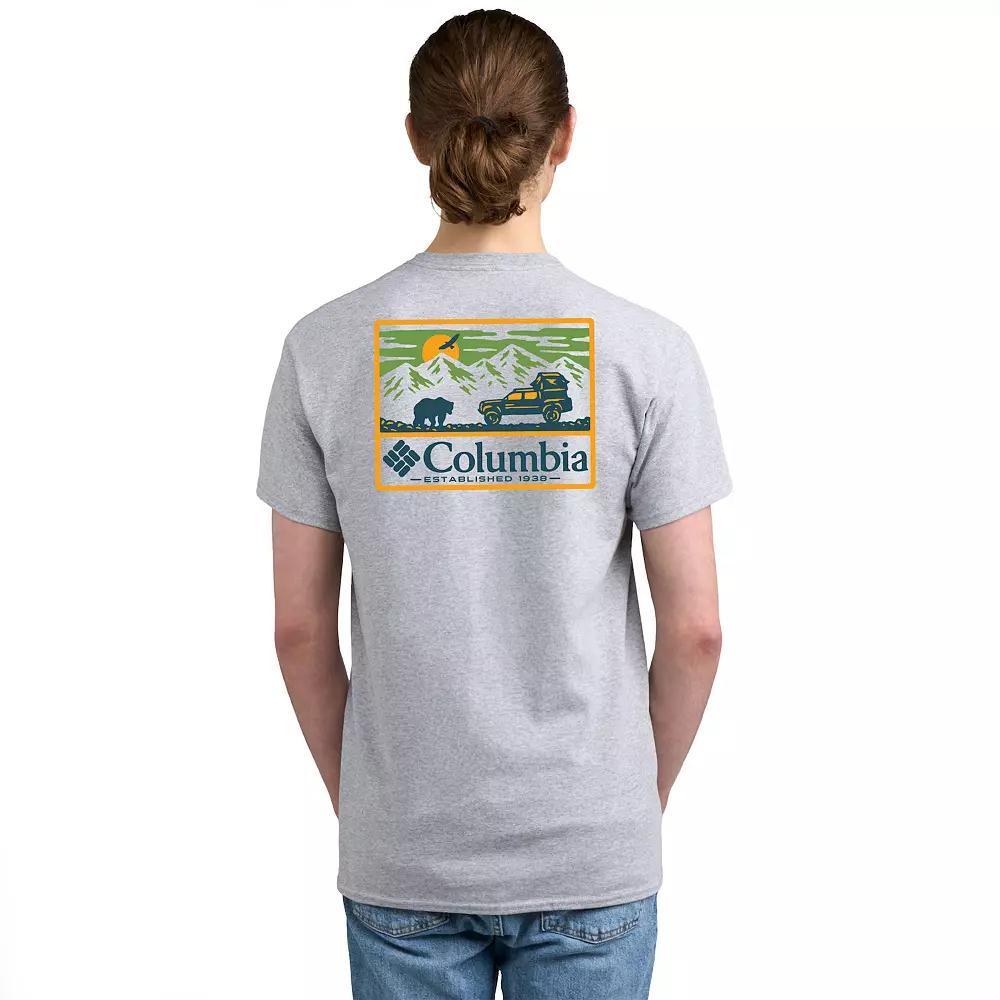 Men's Columbia Americana Adventure Print Short Sleeve Graphic Tee,  Product Image