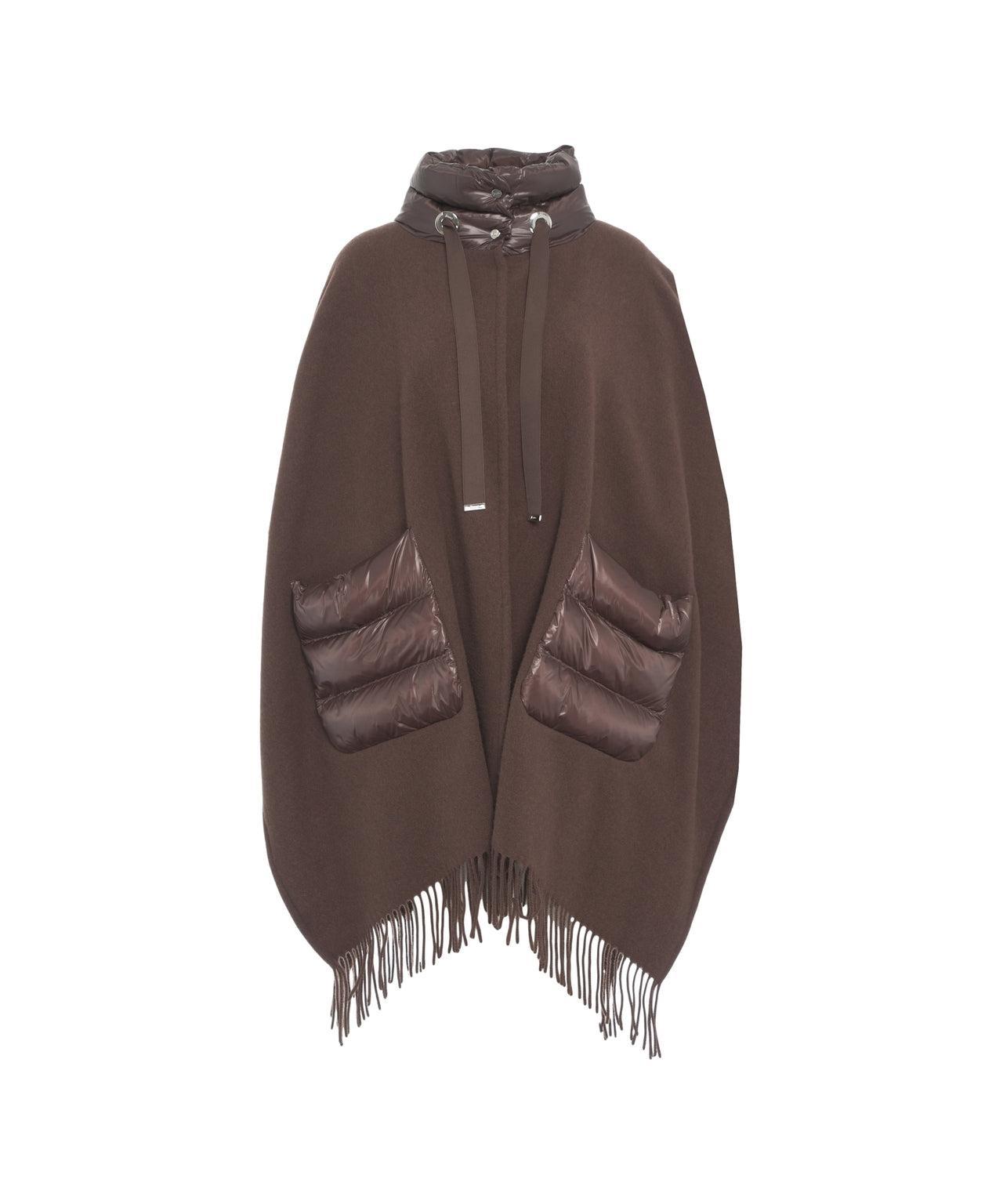 Cape with nylon details Product Image