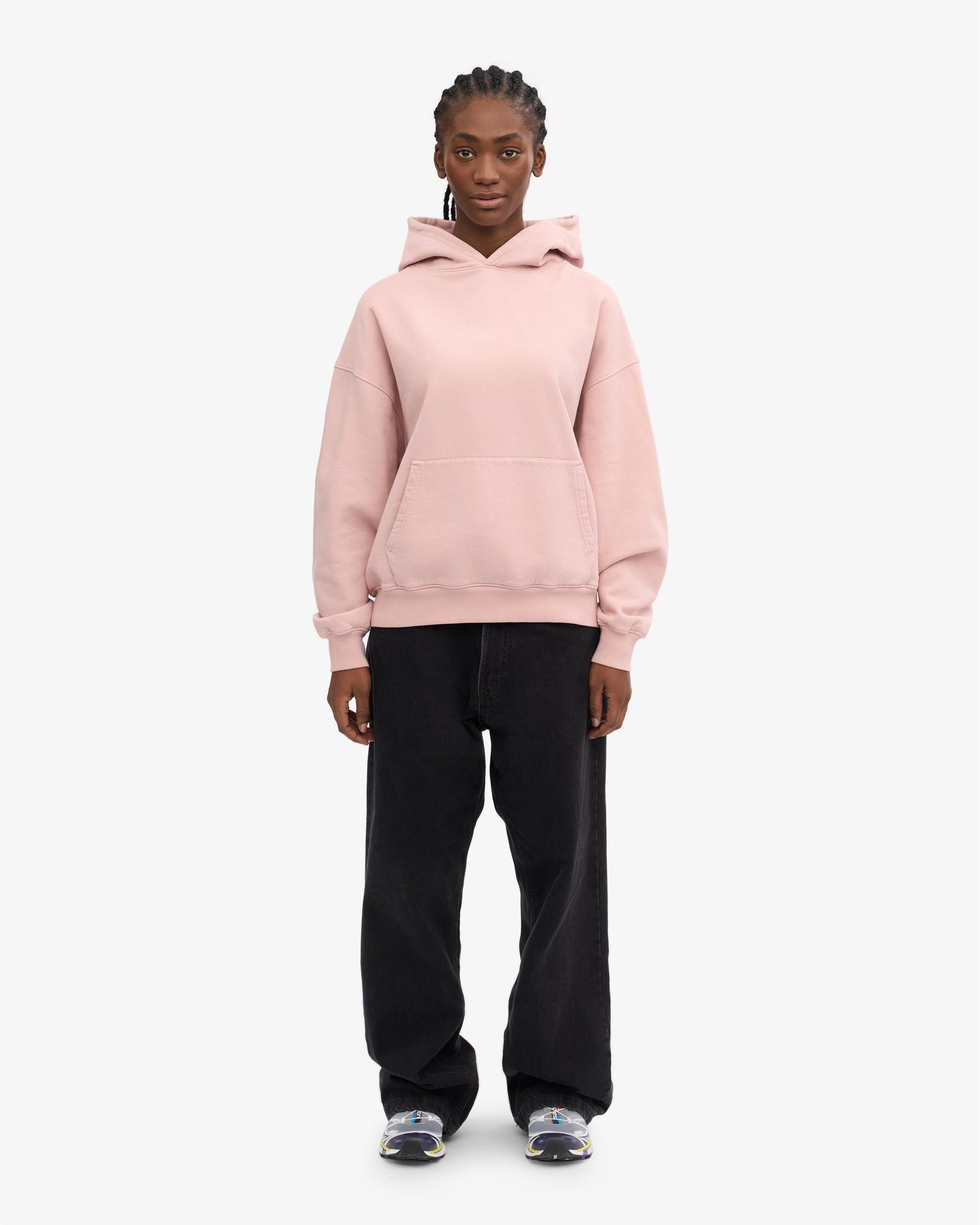 Organic Oversized Hood - Faded Pink Product Image