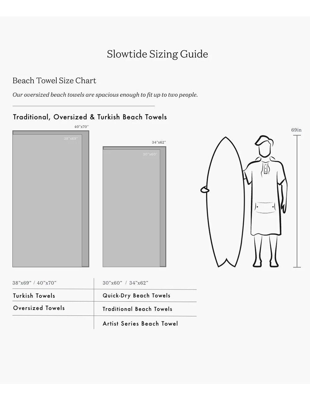 SLOWTIDE x Beach Riot Wavy Floral Beach Towel Product Image