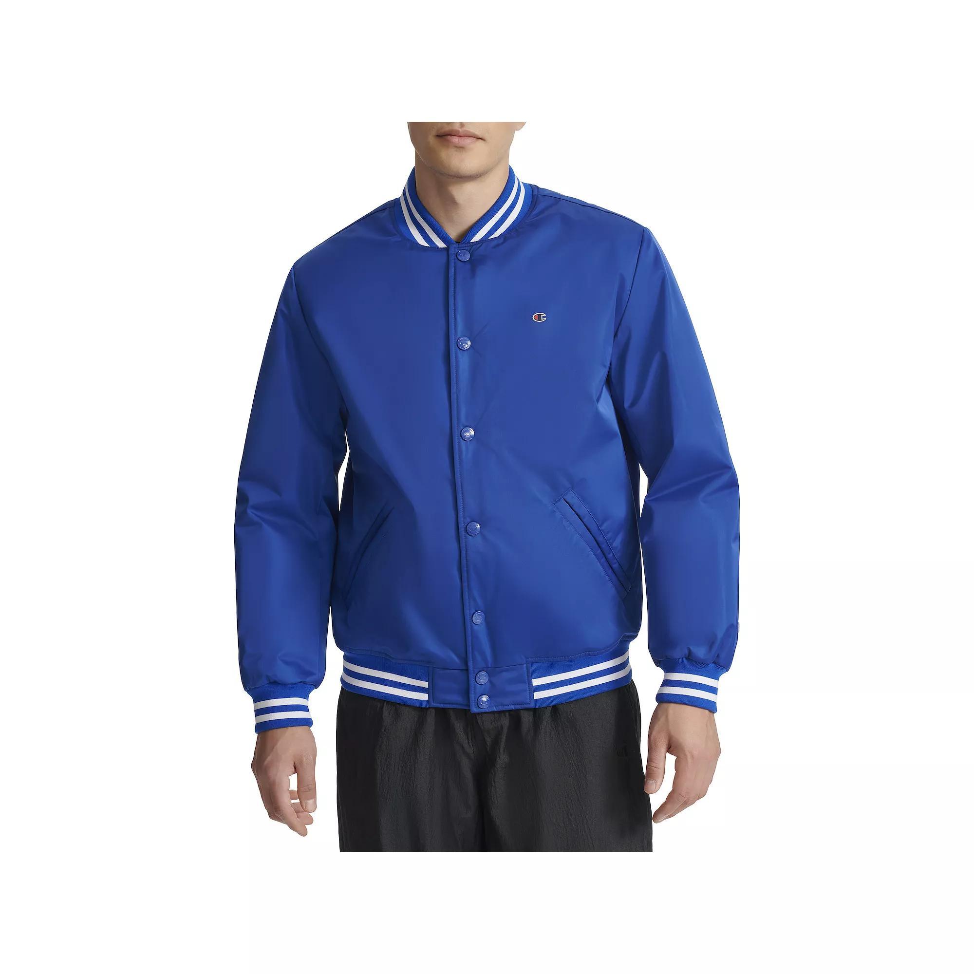 Men's Champion® Classic Varsity Bomber Jacket with Quilted Lining,  Product Image