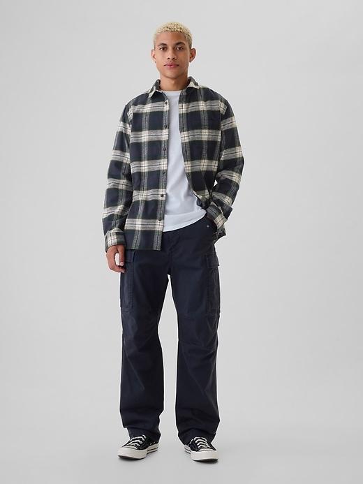 Organic Cotton Flannel Shirt Product Image