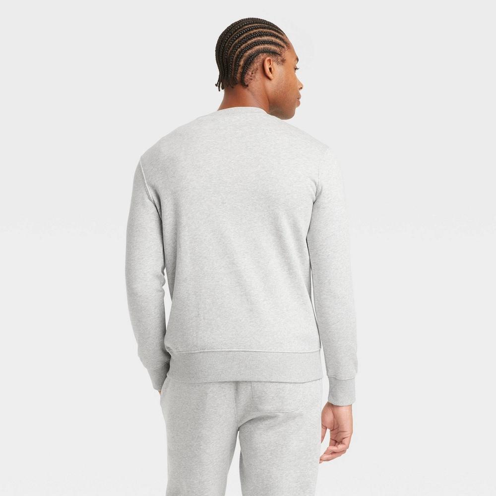 Mens Pullover Sweatshirt - Goodfellow & Co Heathered Gray XL Product Image