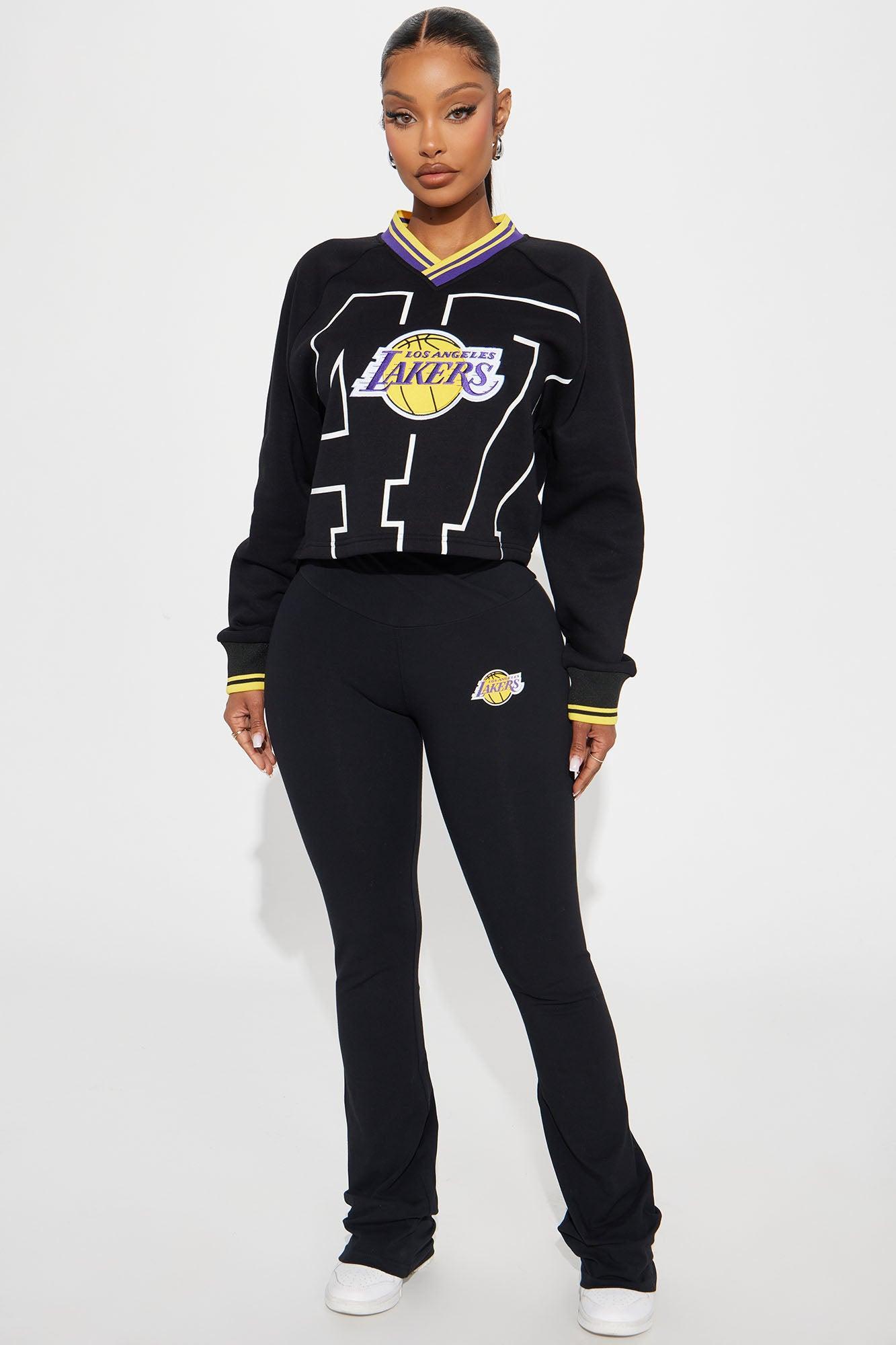 Lakers Courtside Sweatshirt - Black Female Product Image