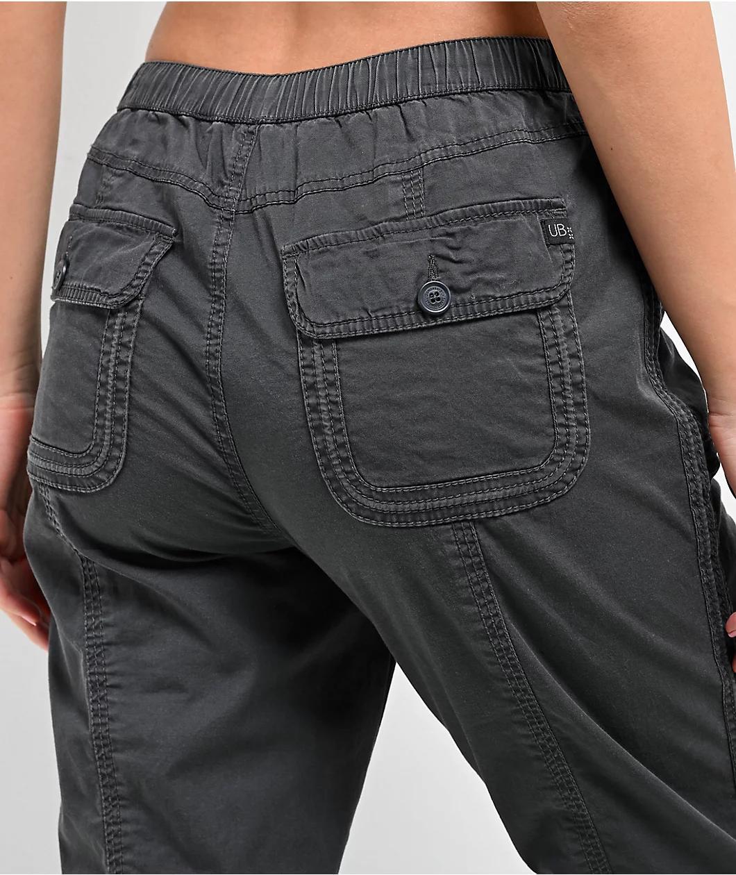 Unionbay Shay Grey Straight Leg Cargo Pants Product Image