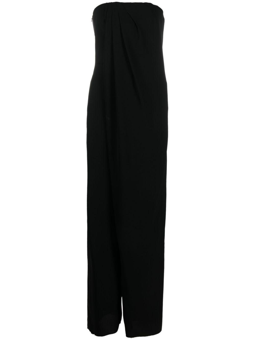 MAX MARA Jumpsuit Mit Tiefem Ausschnitt In Black Product Image