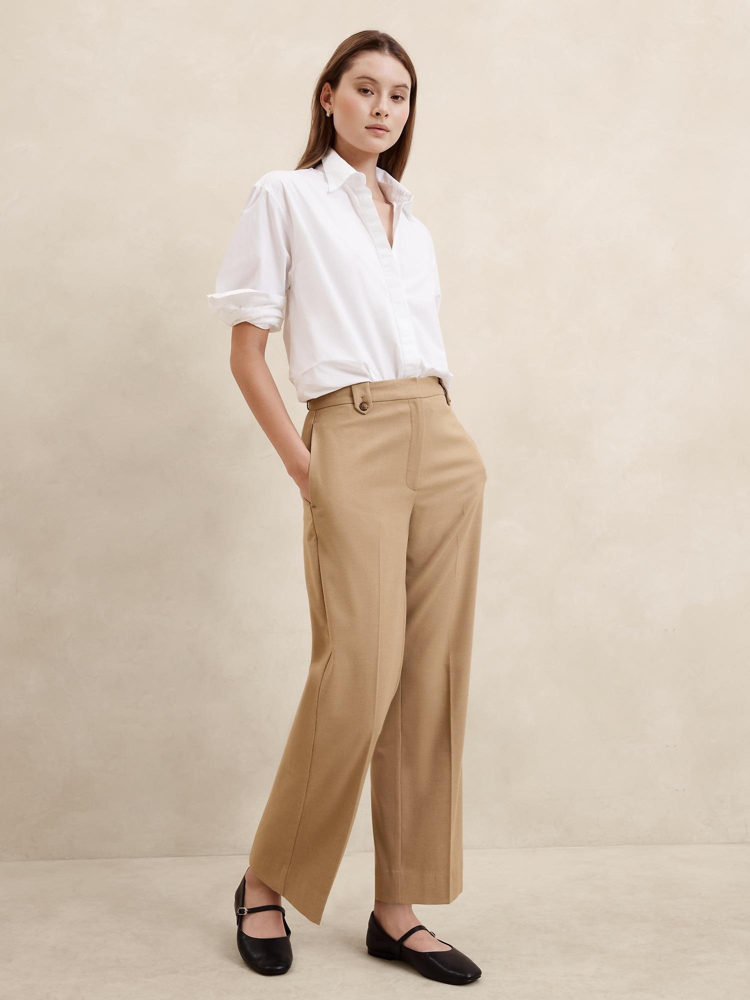 Flannel Straight Trouser Product Image