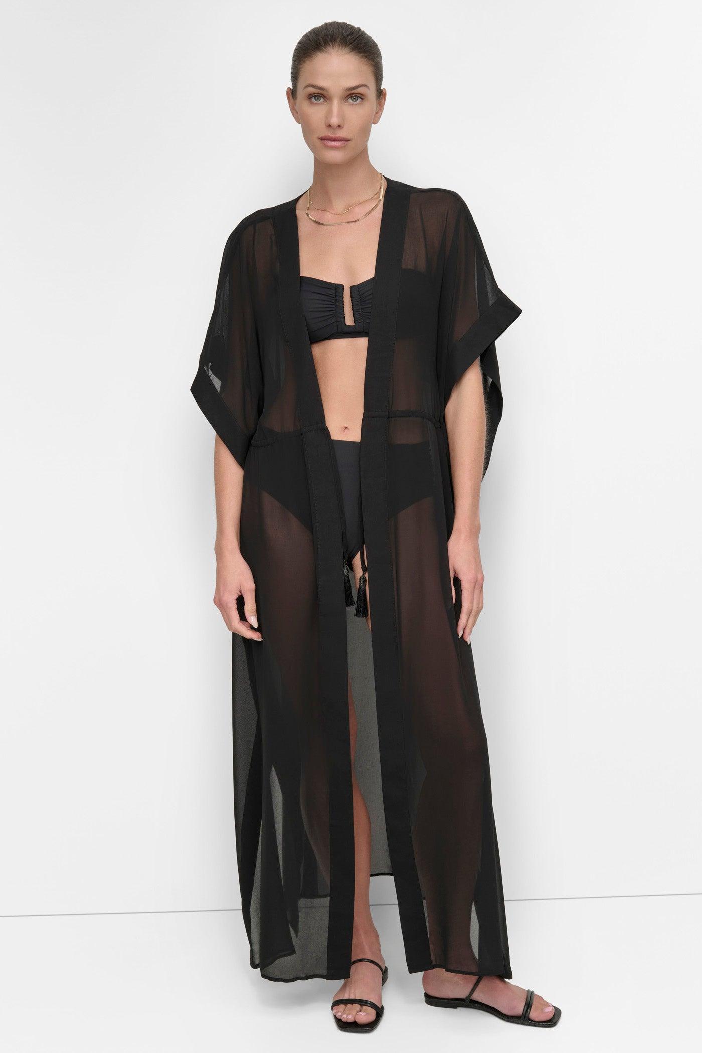 TIE-FRONT MAXI KAFTAN Product Image