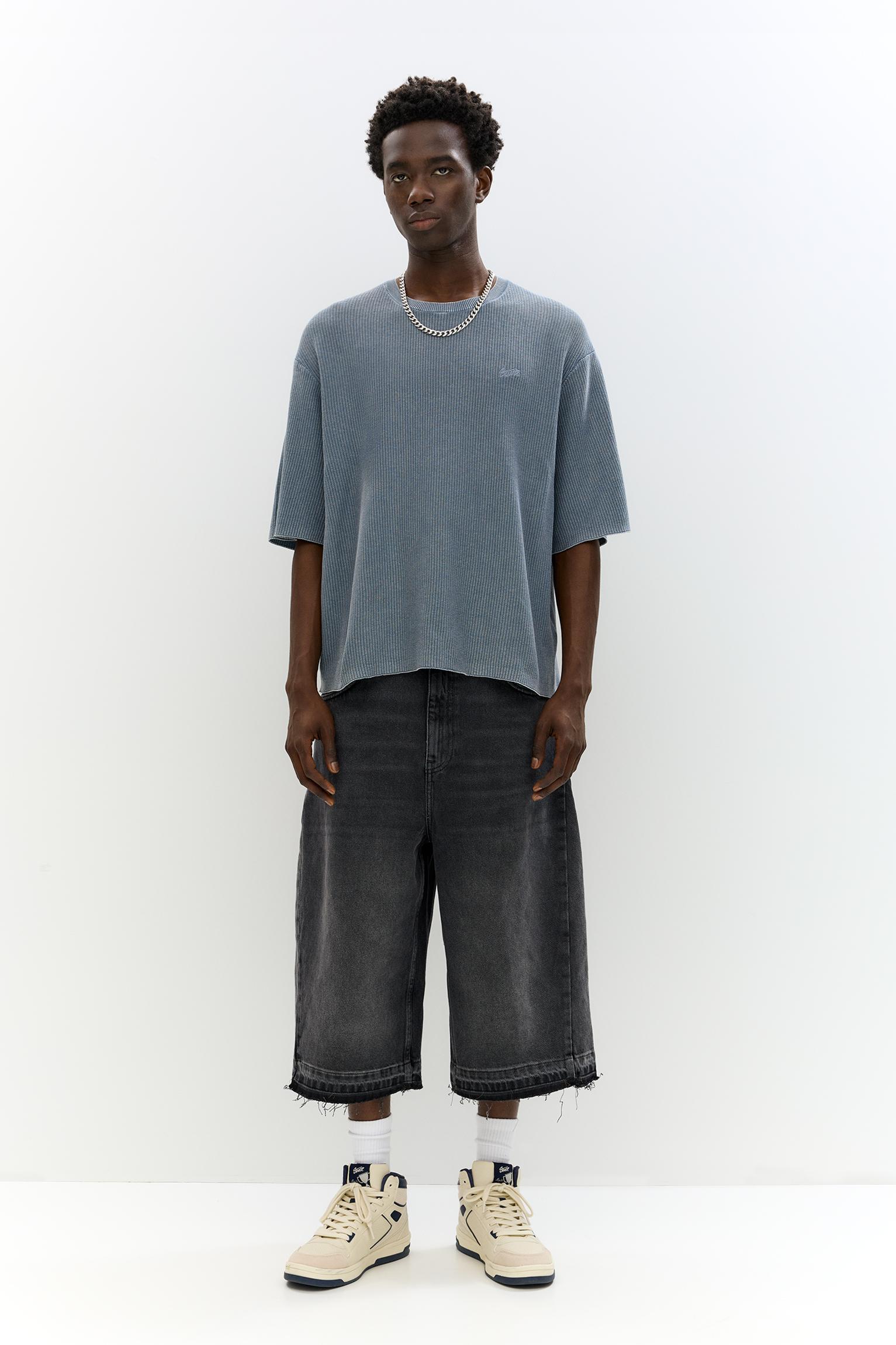 Waffle-knit STWD T-shirt Product Image