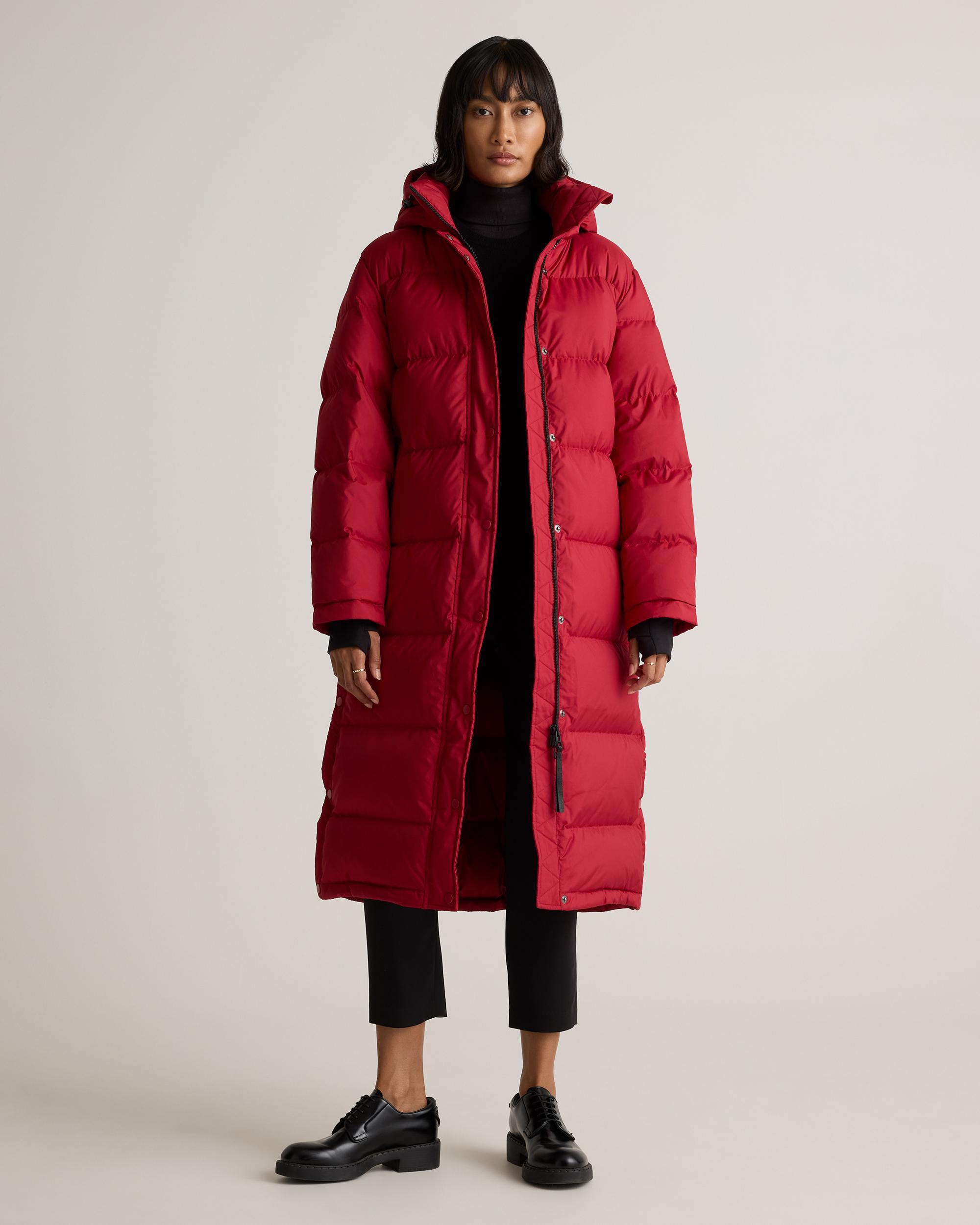 Quince | Women's Responsible Down Long Puffer Jacket Size XS, Recycled Polyester Product Image