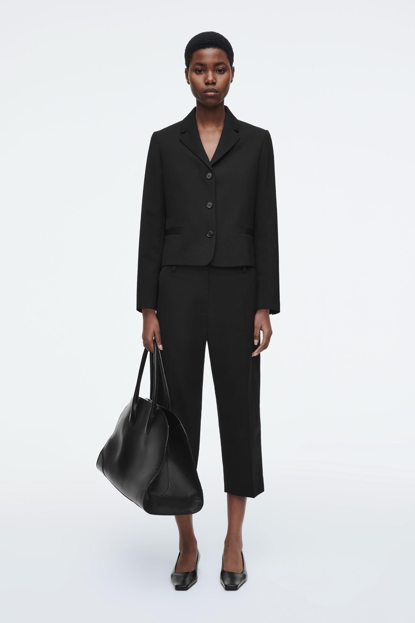 SHORT WOOL BLAZER Product Image