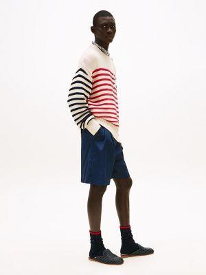 Wide-Leg Crinkle Chino Short Product Image