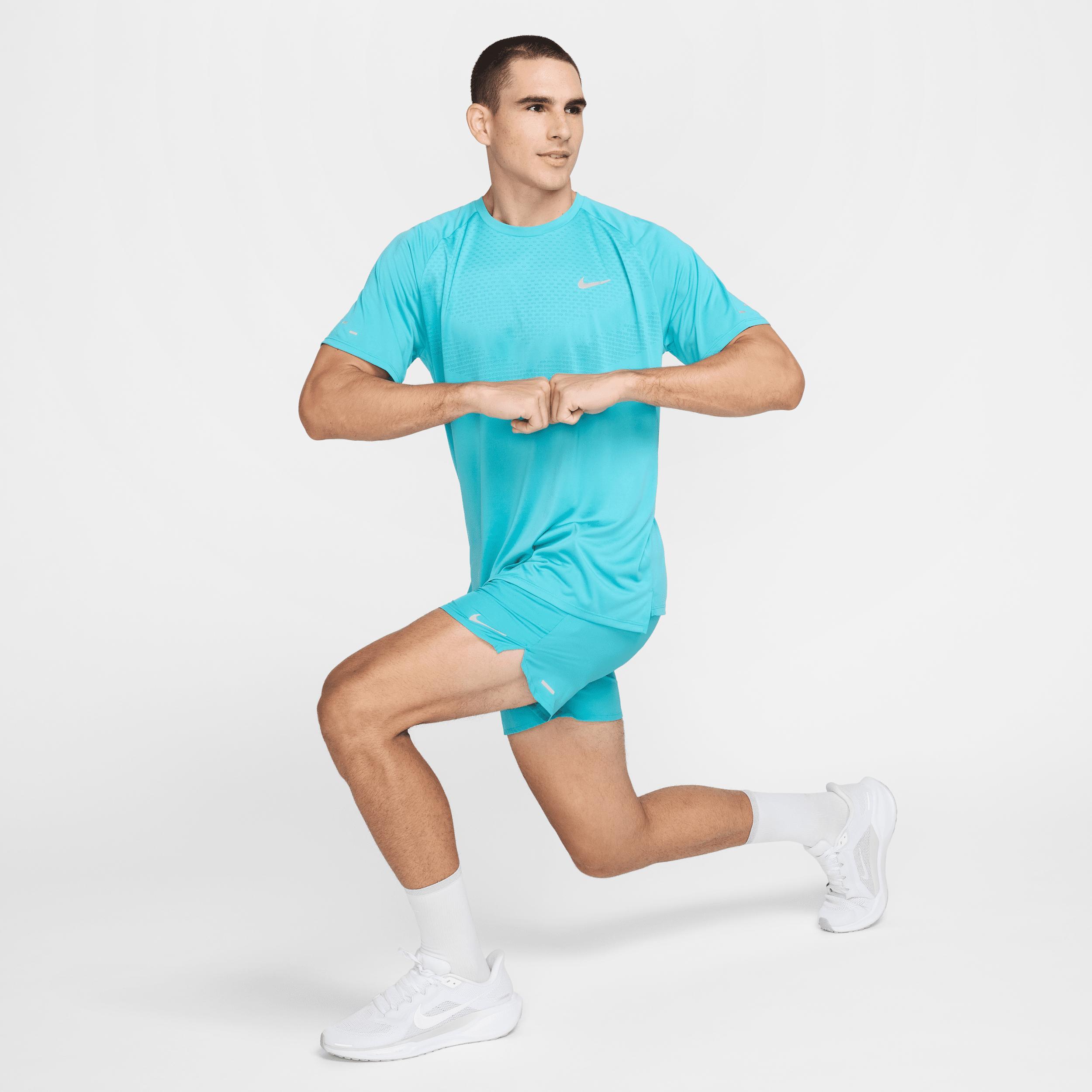 Nike Mens Stride Dri-FIT ADV Short-Sleeve Running Top | HV5203-345 Product Image
