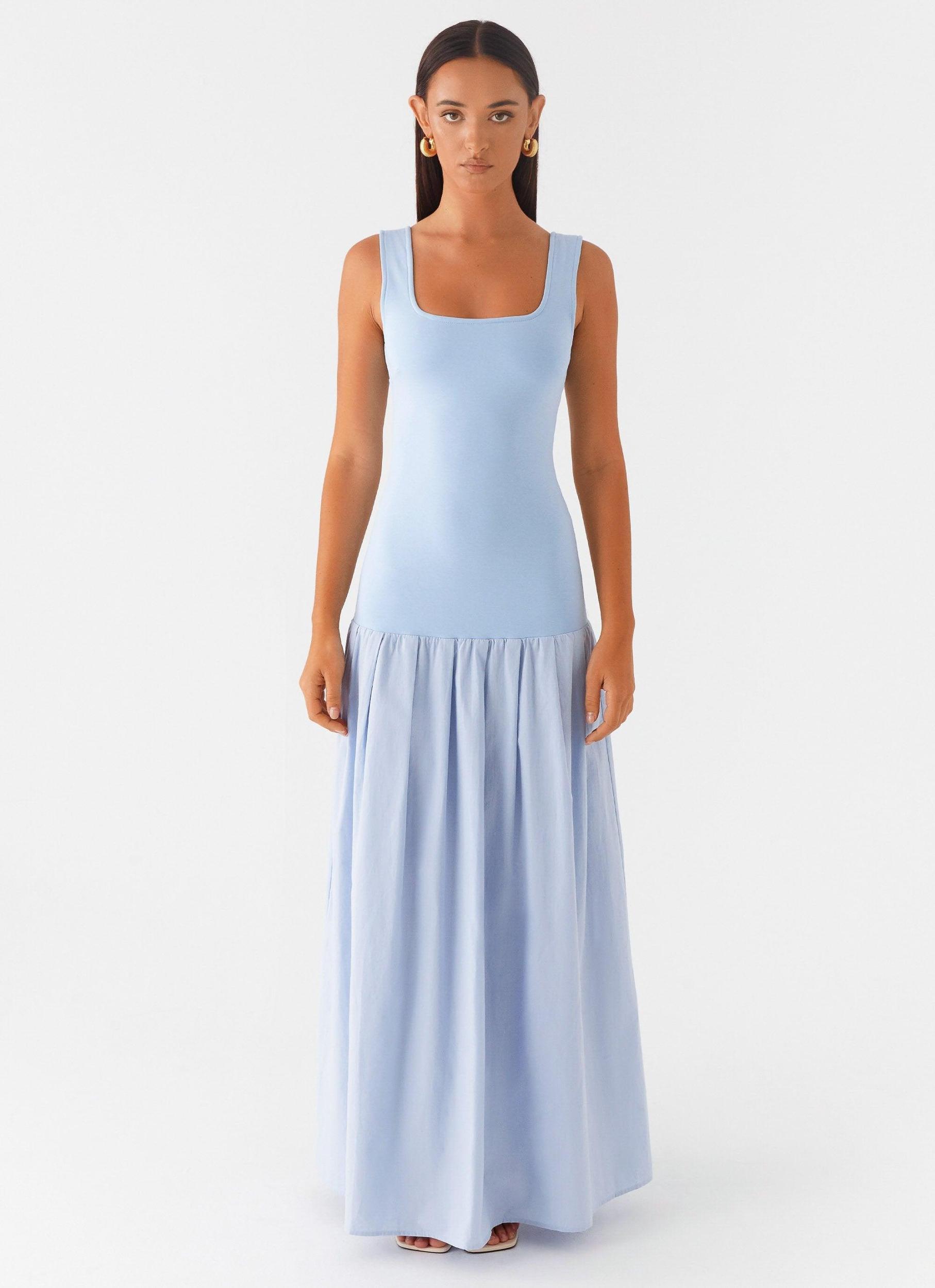 Jaxon Maxi Dress - Blue Product Image