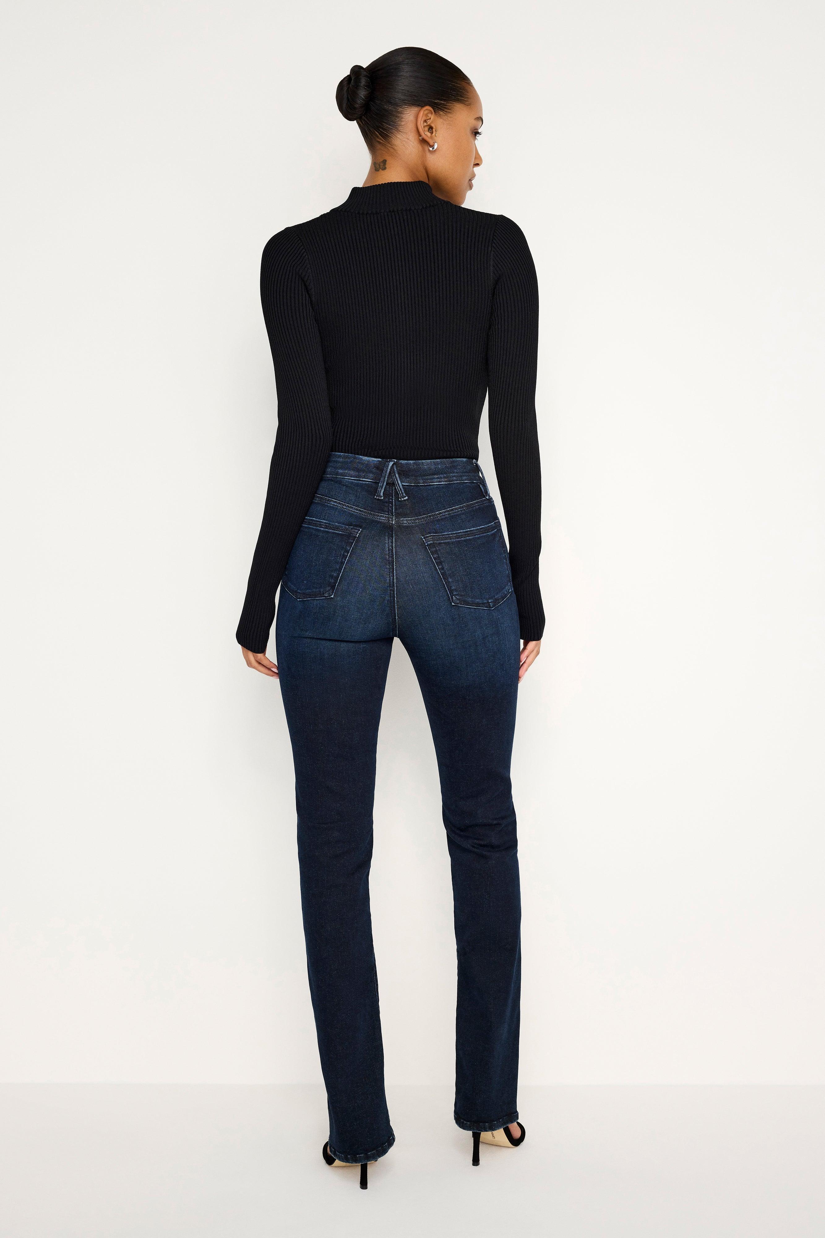 ALWAYS FITS GOOD CLASSIC SLIM STRAIGHT JEANS | INDIGO688 Product Image