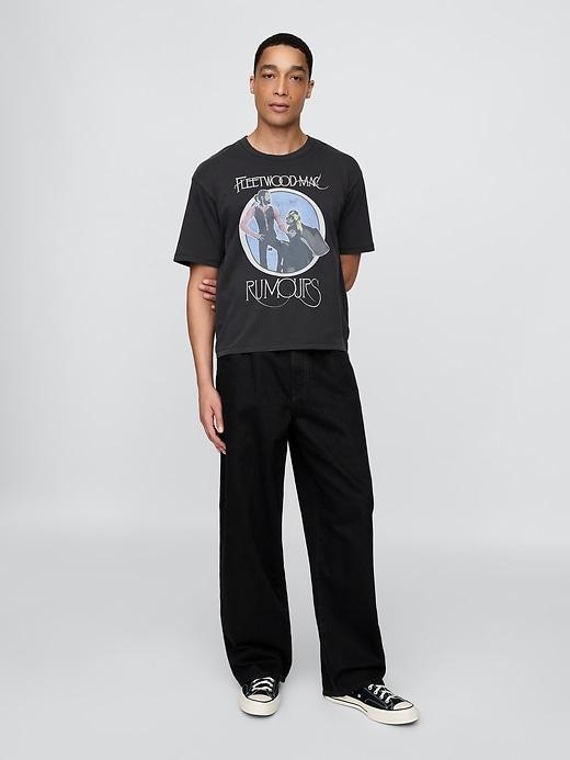 Heavyweight Cropped Fleetwood Mac Graphic T-Shirt Product Image