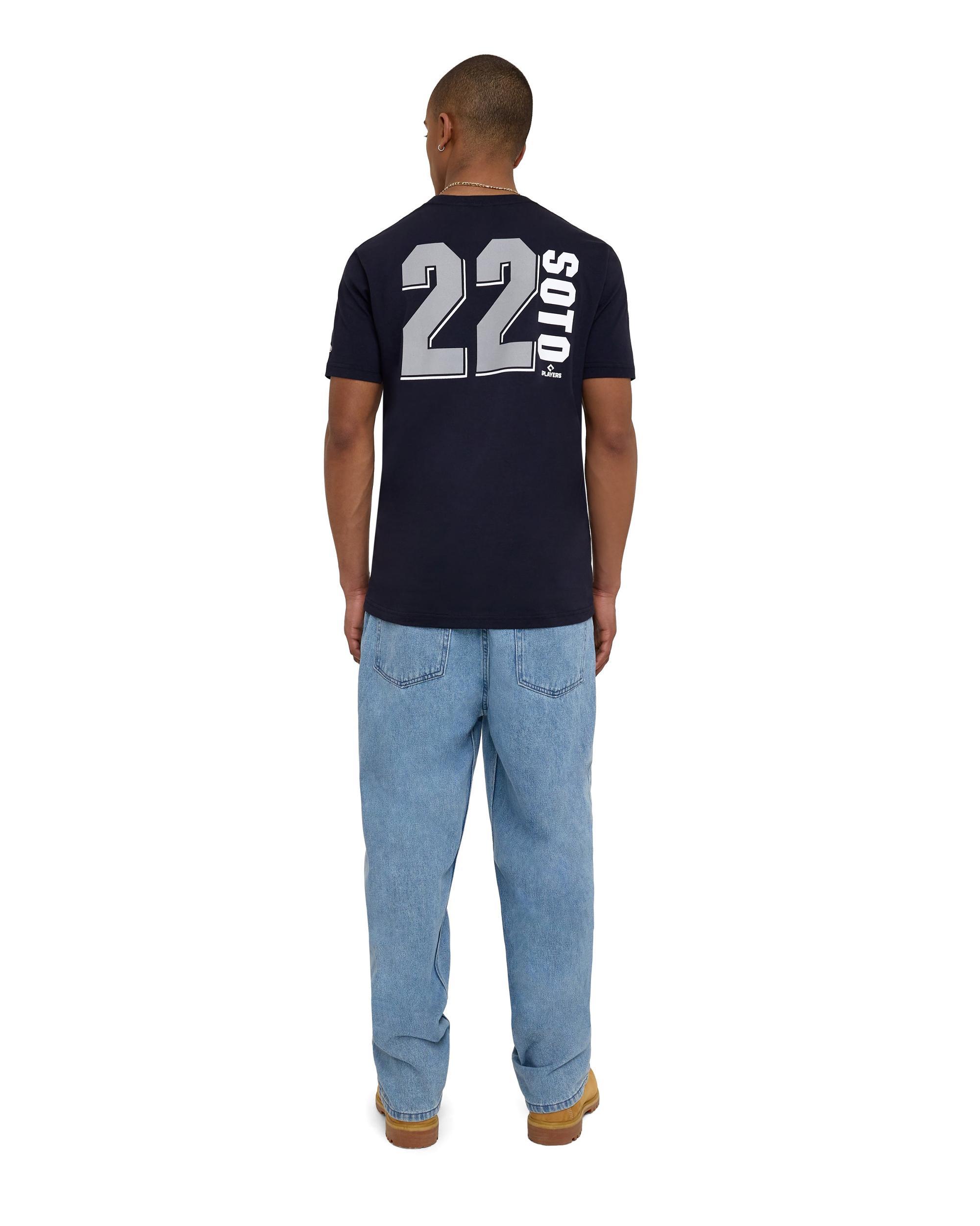 New York Yankees Juan Soto Navy T-Shirt Male Product Image