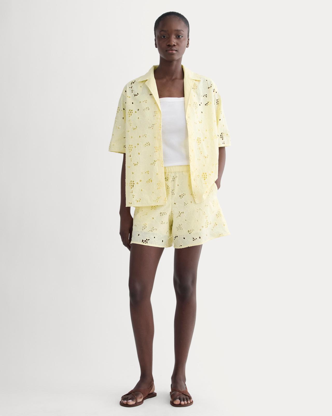 Womens Eyelet Pull-On Short by Everlane Product Image