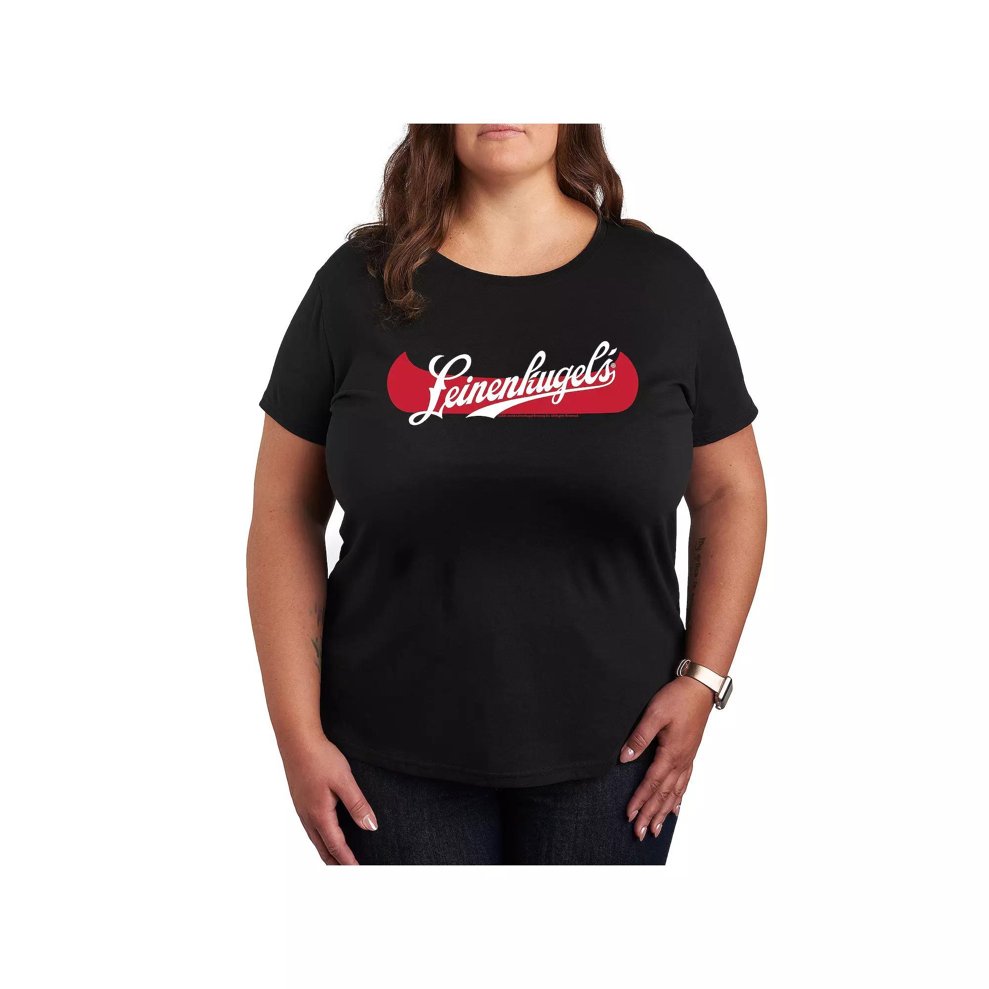 Plus Leinenkugel's Canoe Logo Graphic Tee, Women's, Size: 2XL, Black Product Image