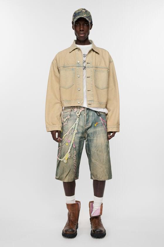 Denim jacket - Oversized cropped fit Product Image