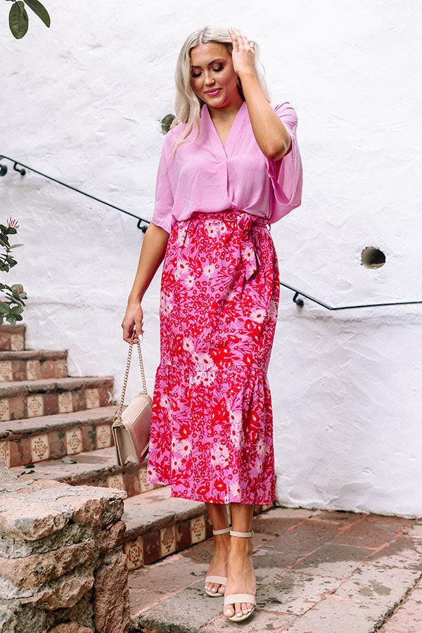 Creating Memories Shift Top In Pink Product Image