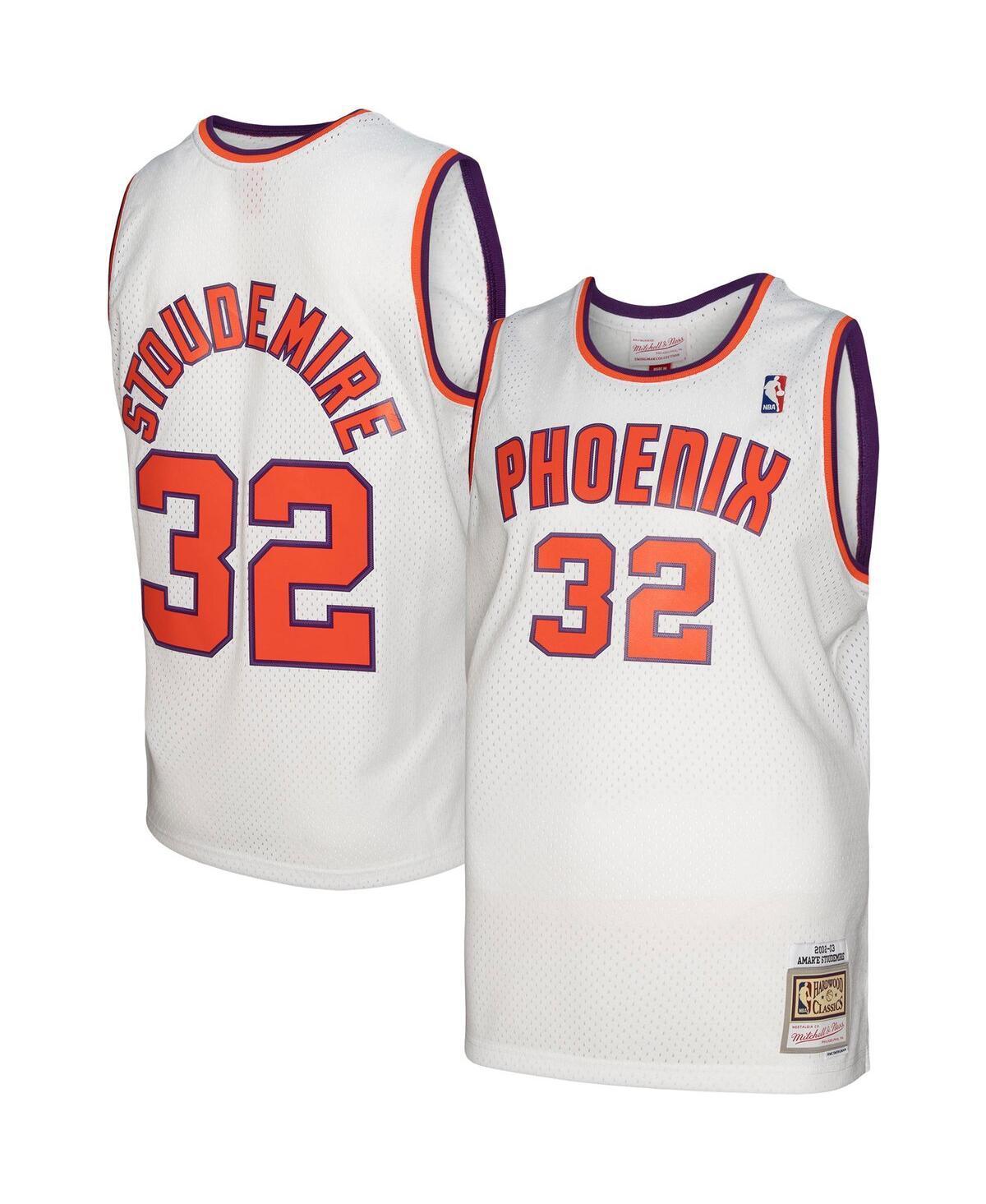 Men's Mitchell & Ness Amar'e Stoudemire White Phoenix Suns 2002-03 Hardwood Classics Swingman Jersey, Size: Medium, Phx White Product Image