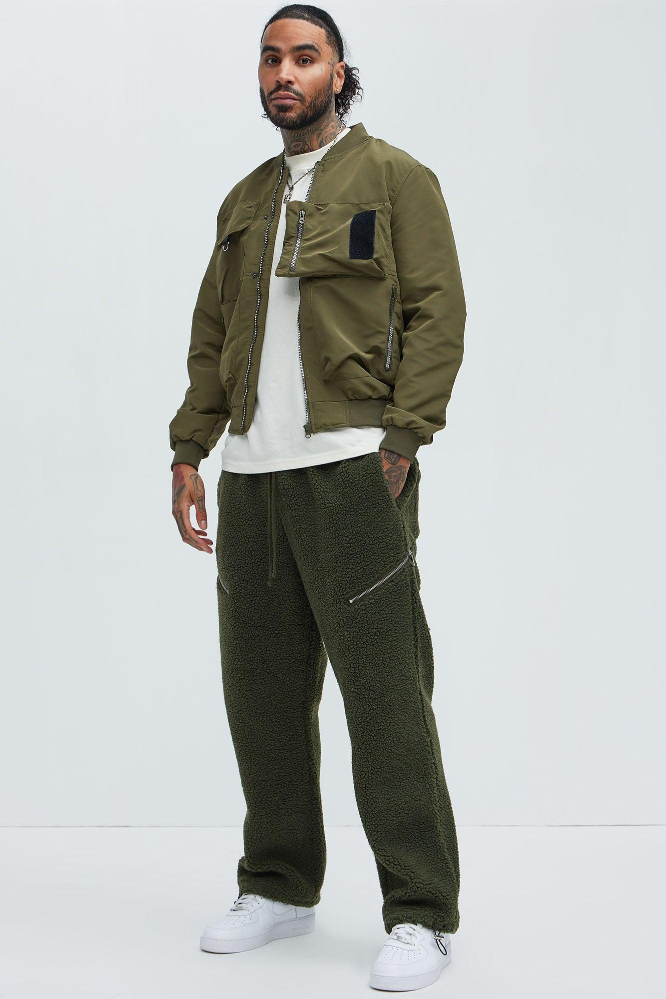 Off To Work Lightweight Bomber - Olive Product Image