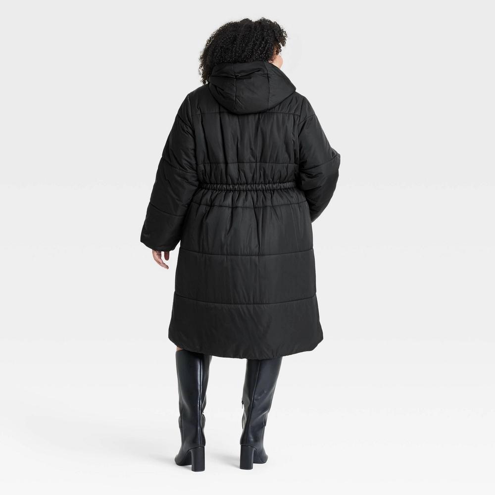 Women's Long Puffer Jacket - Ava & Viv™ Product Image