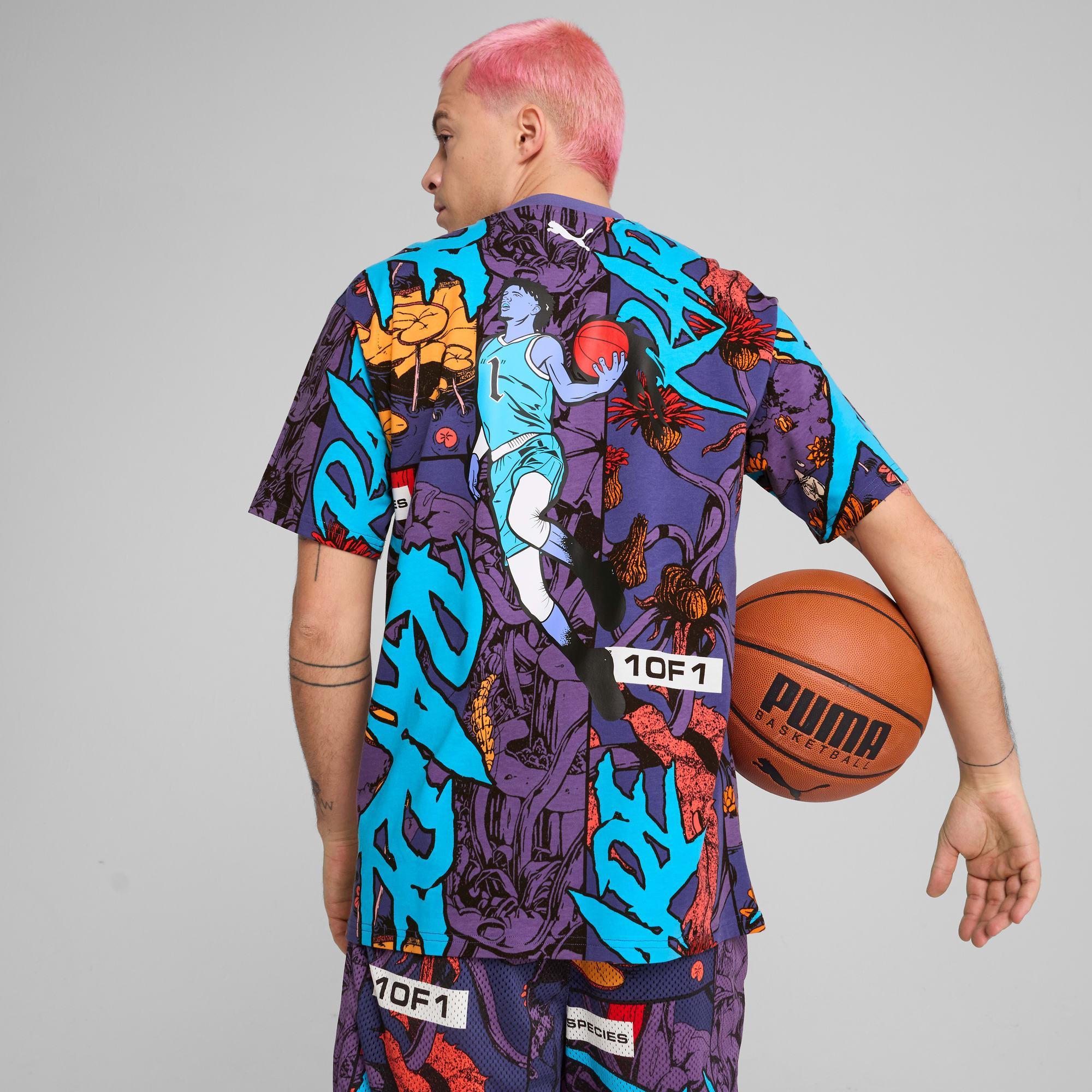 PUMA x LAMELO BALL Phoenix All Over Print Men's Tee Product Image