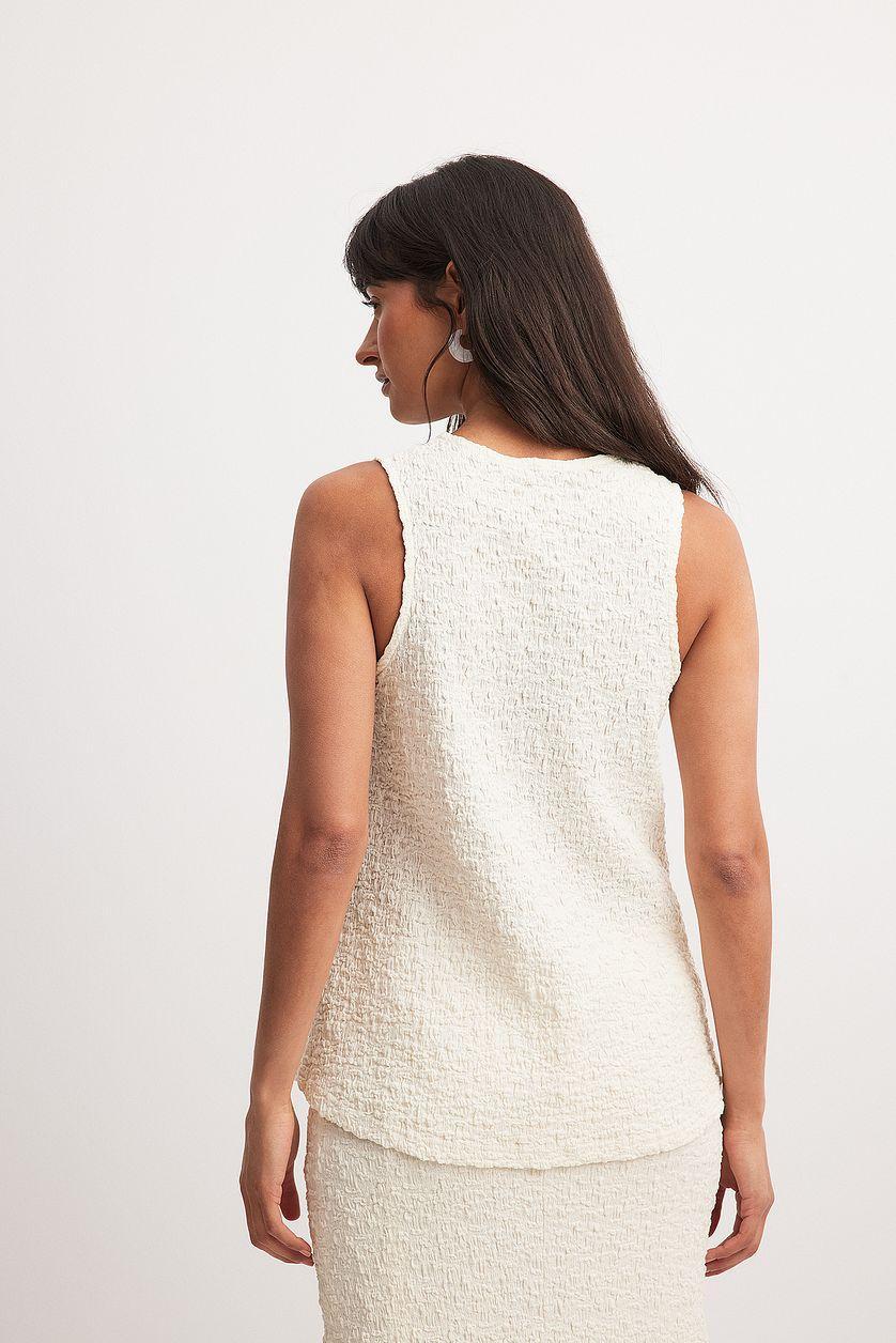 Structured Sleeveless Top Product Image