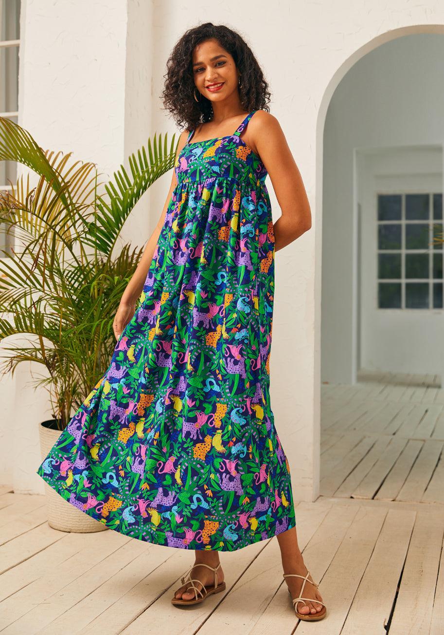 Enchanted Forest Maxi Dress Product Image