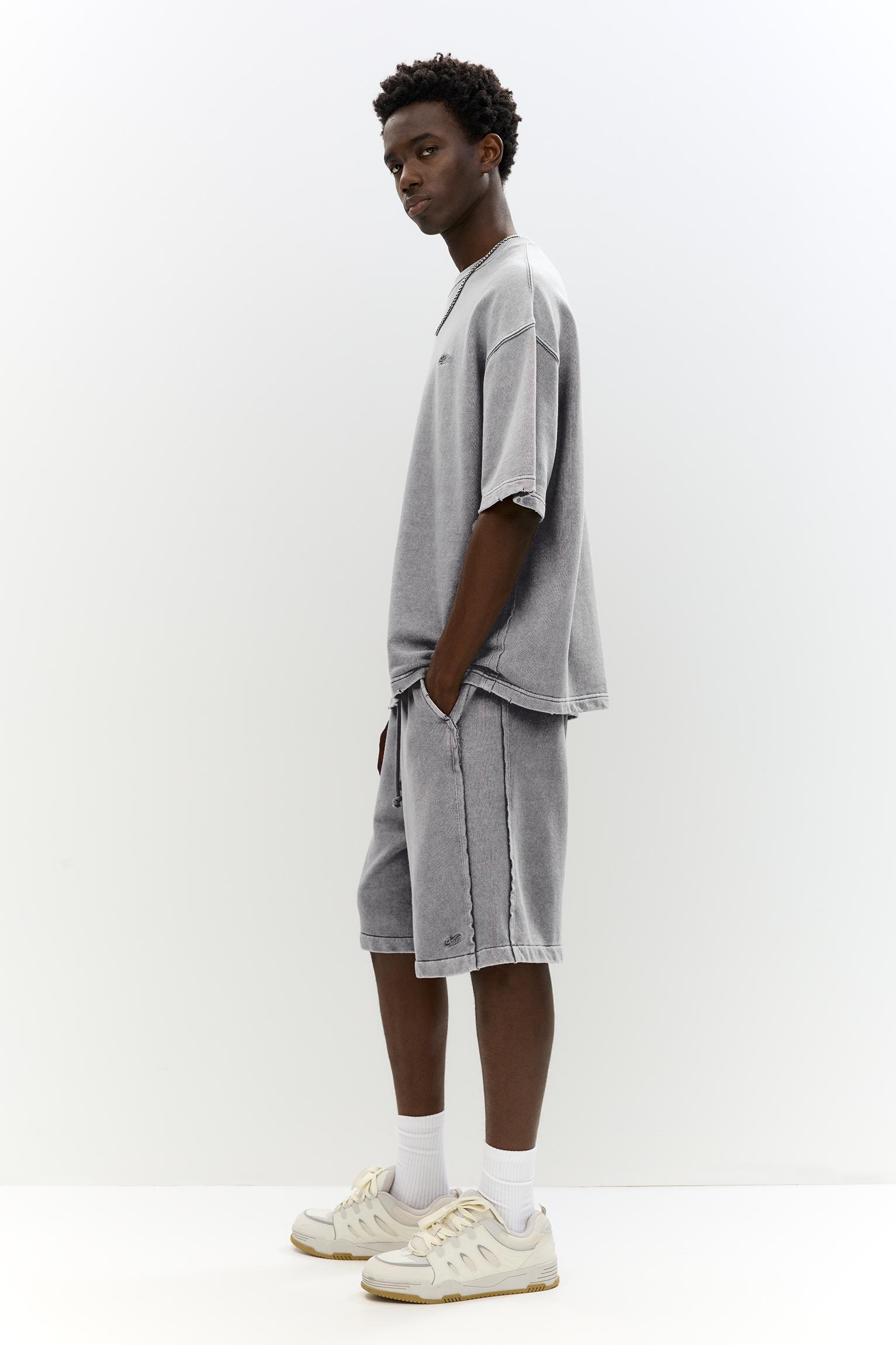 STWD washed Bermuda short sweatpants Product Image