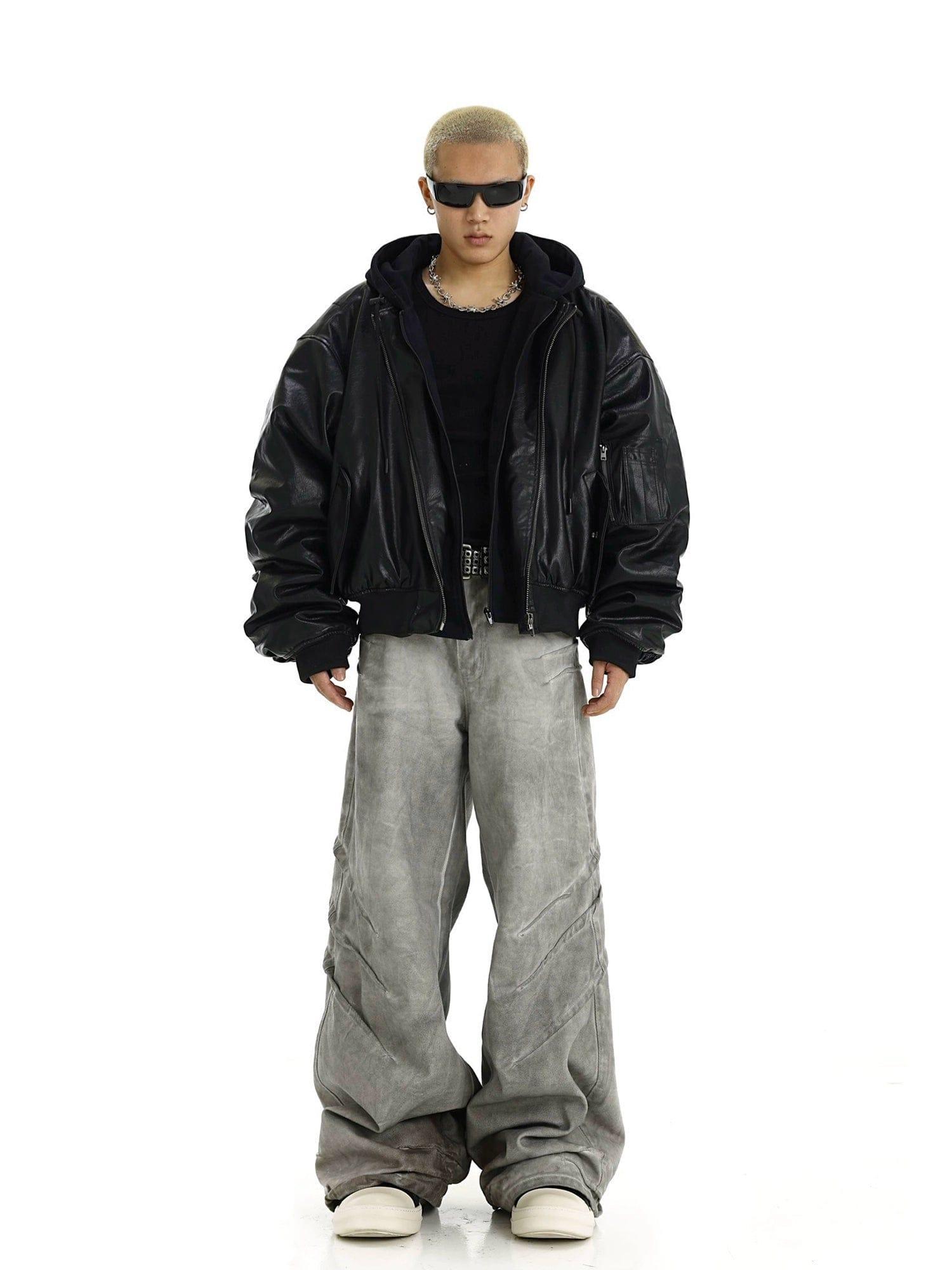 RT No. 10420 DOUBLE LAYER LEATHER JK Product Image