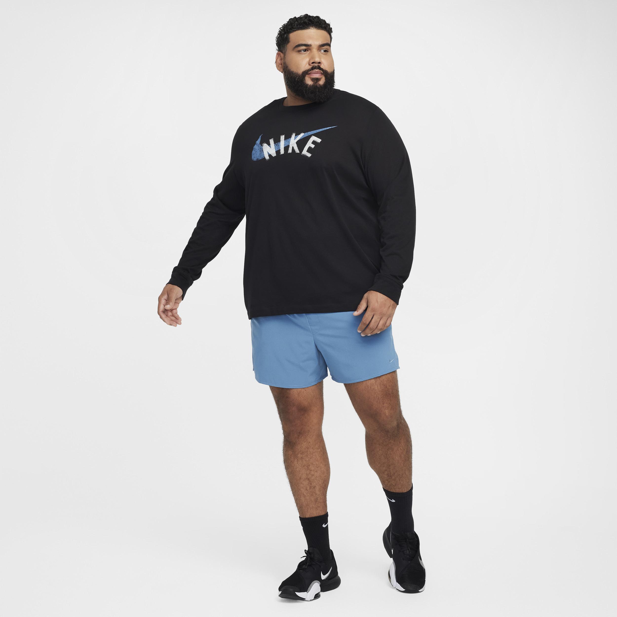 Nike Men's Dri-FIT Long-Sleeve Fitness T-Shirt Product Image