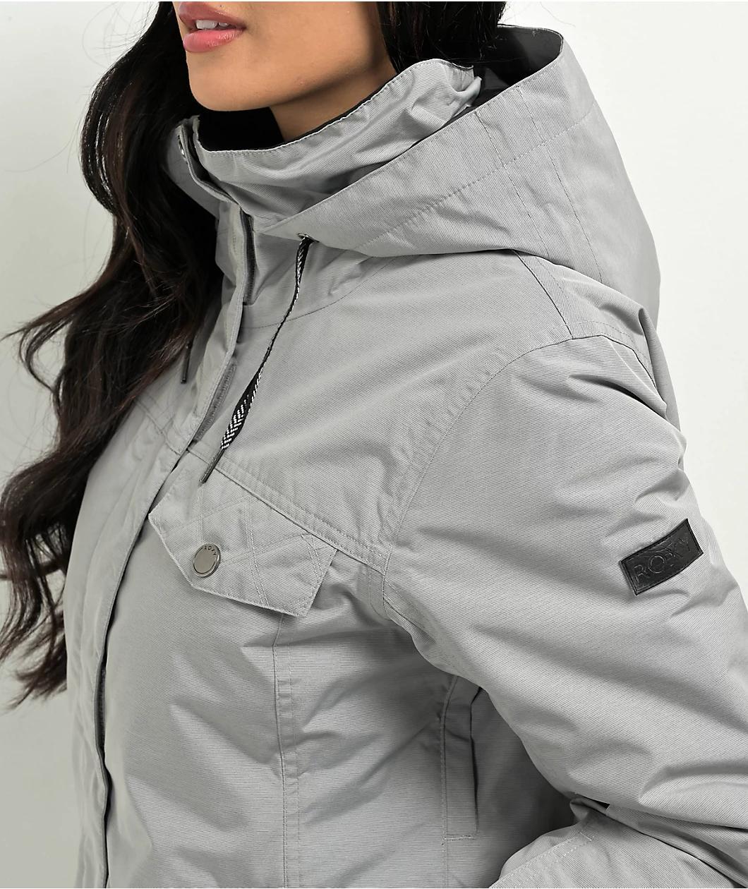 Roxy Billie Grey 10K Snowboard Jacket Product Image