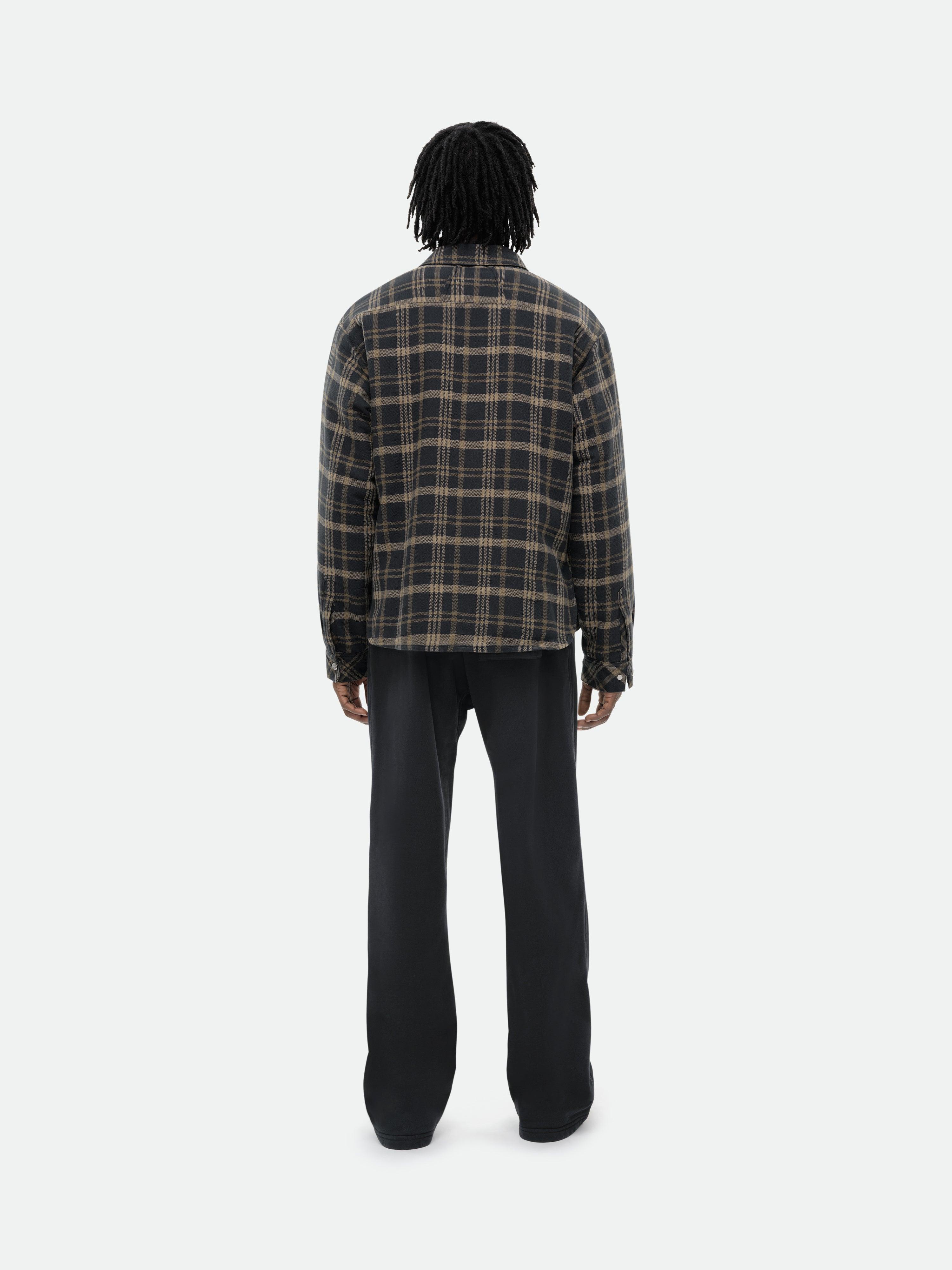 FLANNEL SHERPA OVERSHIRT Male Product Image