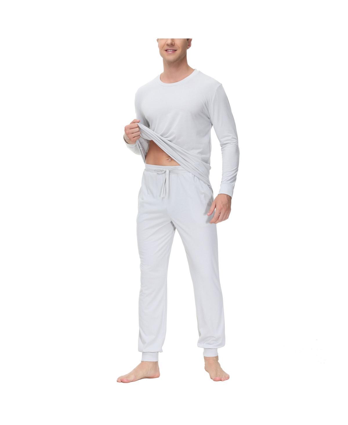 Ink+Ivy Mens Two-Piece Crewneck Shirt and Jogger Pajama Set Product Image