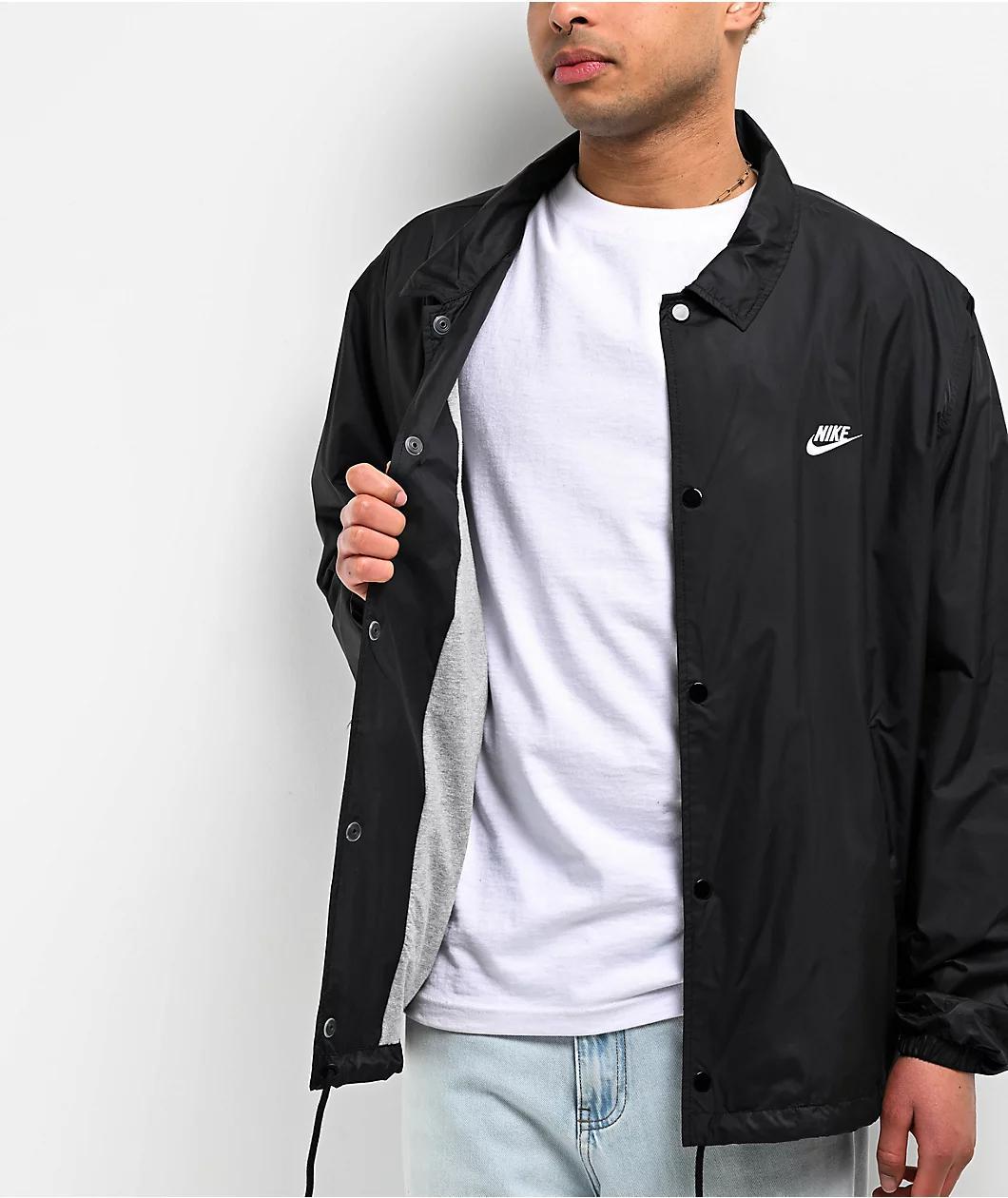 Nike Sportswear Club Black Coaches Jacket Product Image