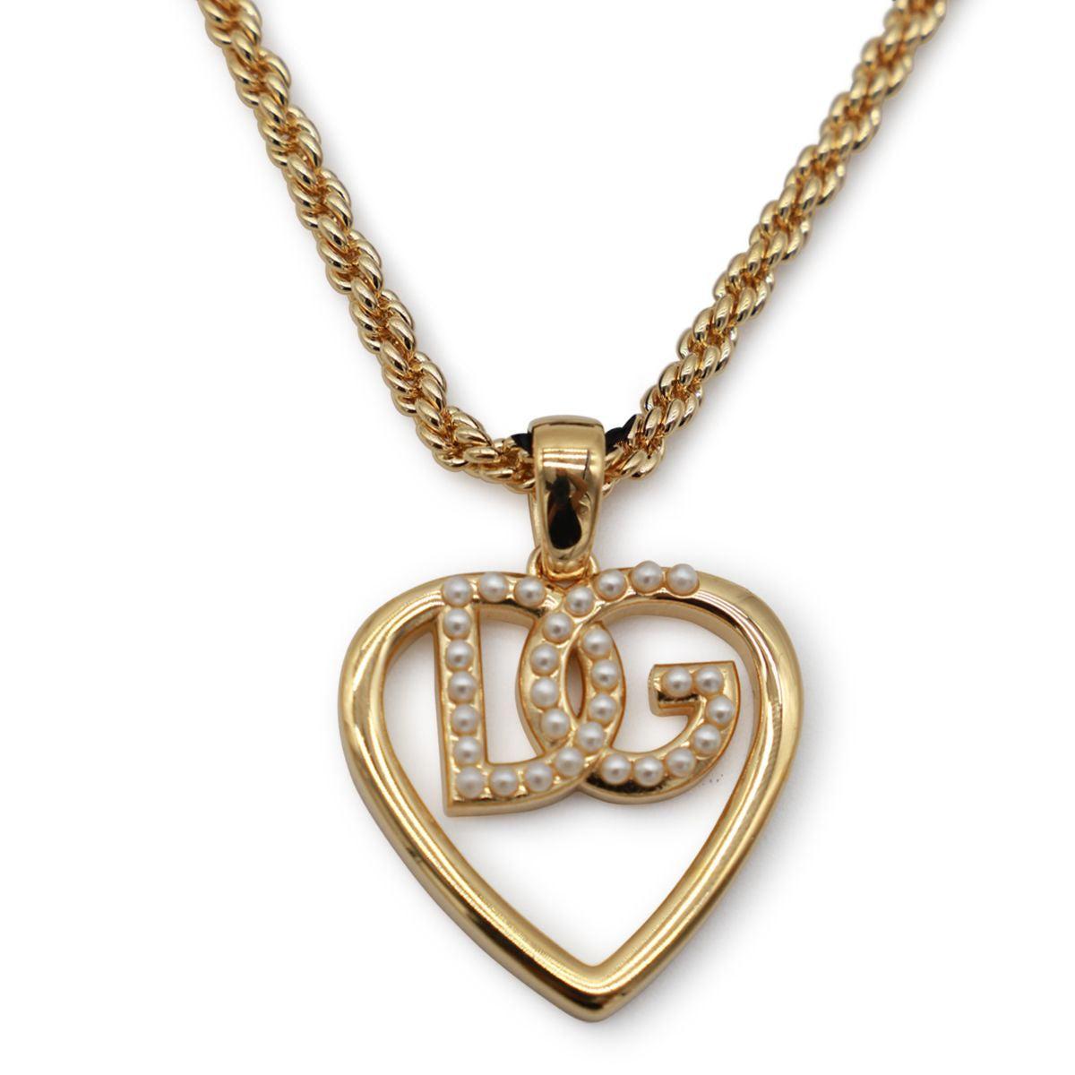 Logo Charm Necklace In Gold Product Image