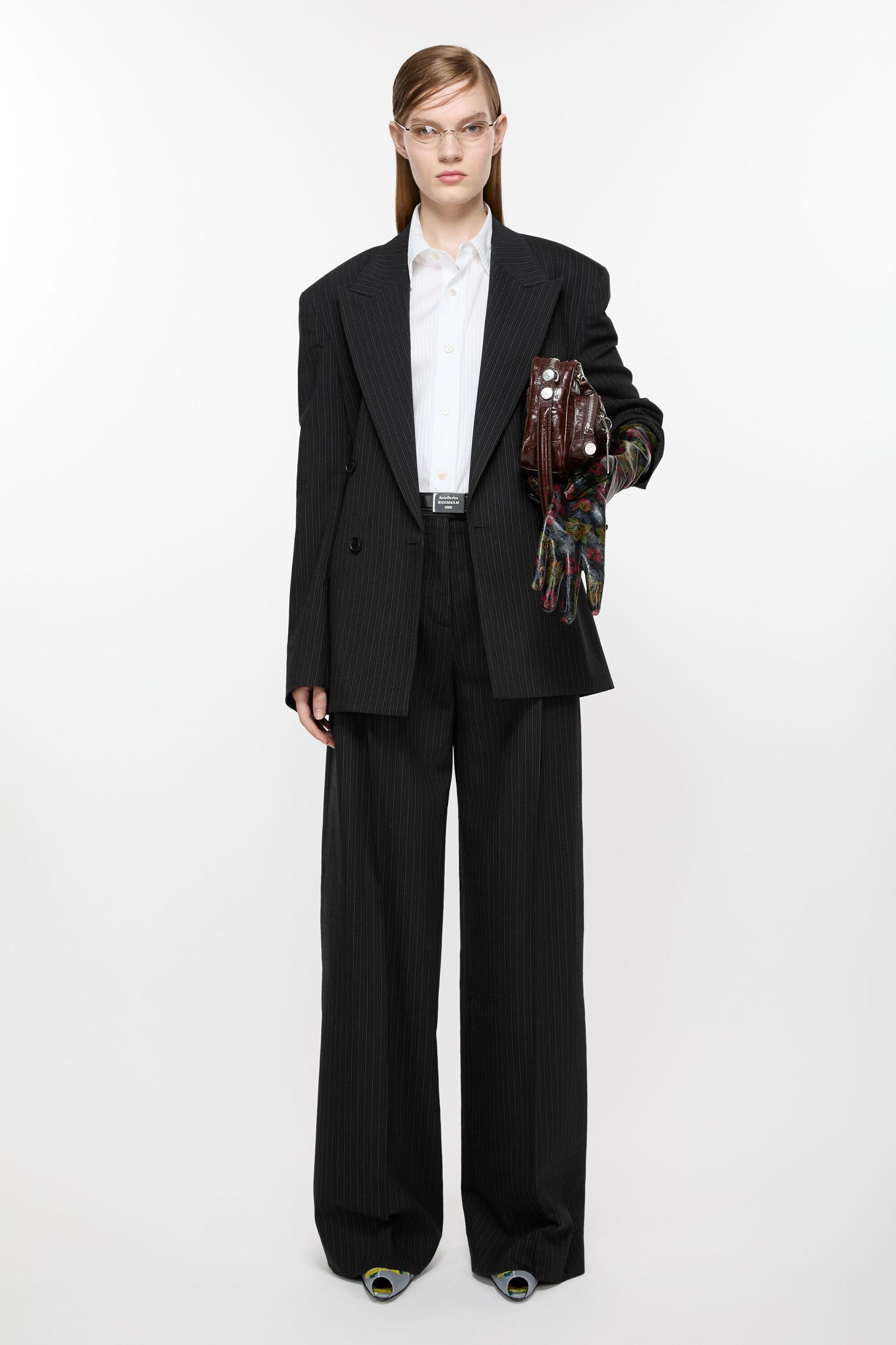 Tailored pinstripe trousers Product Image