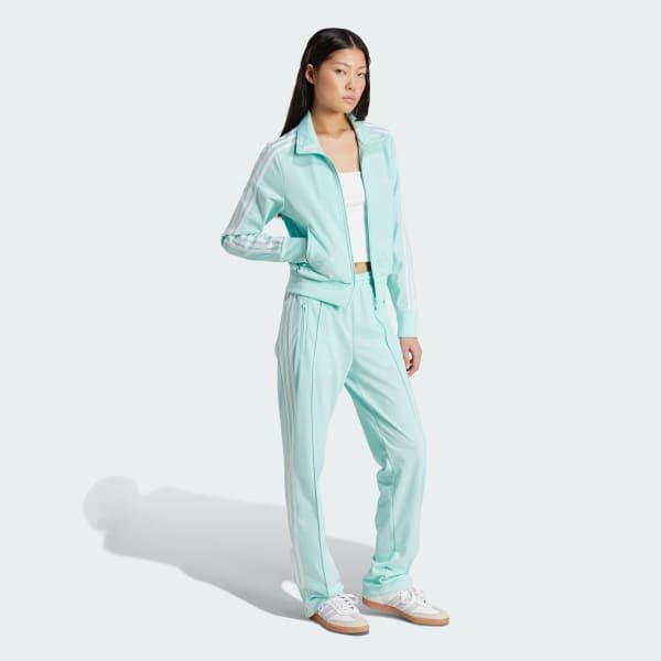adidas Adicolor Classics Firebird Track Jacket Semi Flash Aqua M Womens Product Image