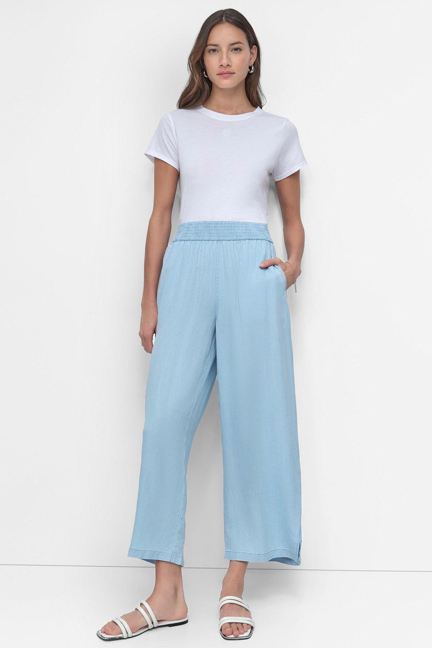 WIDE LEG ANKLE PANT Product Image