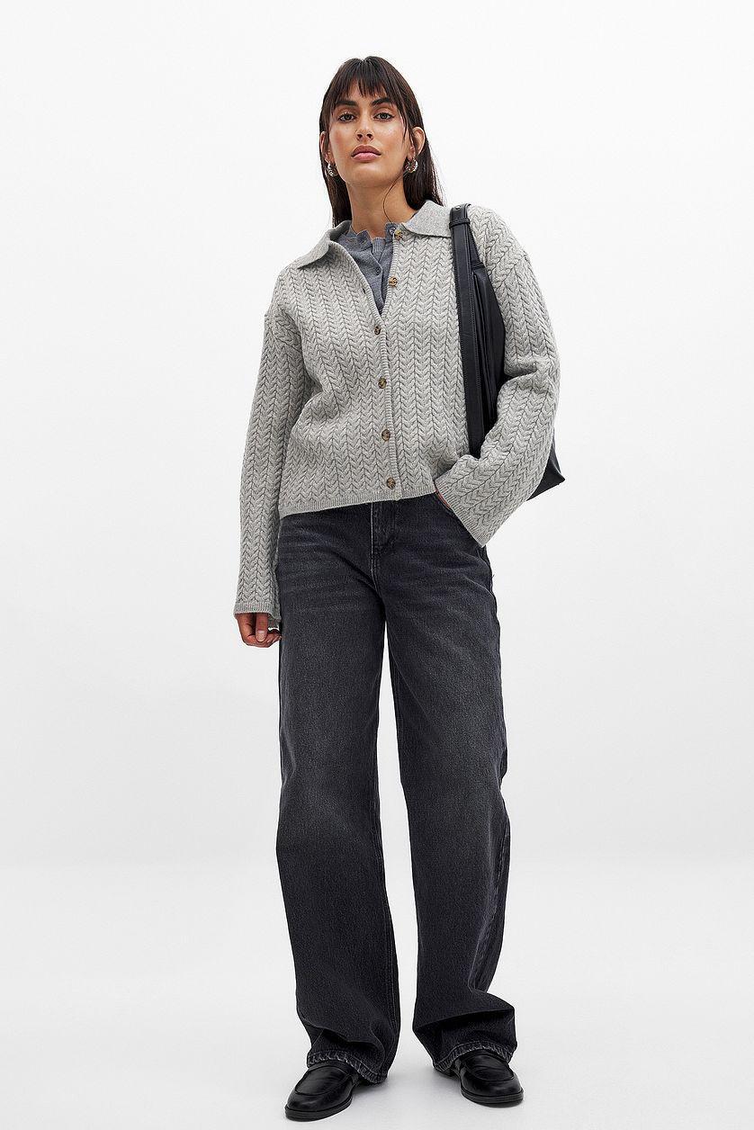 Cable Knitted Cardigan Product Image