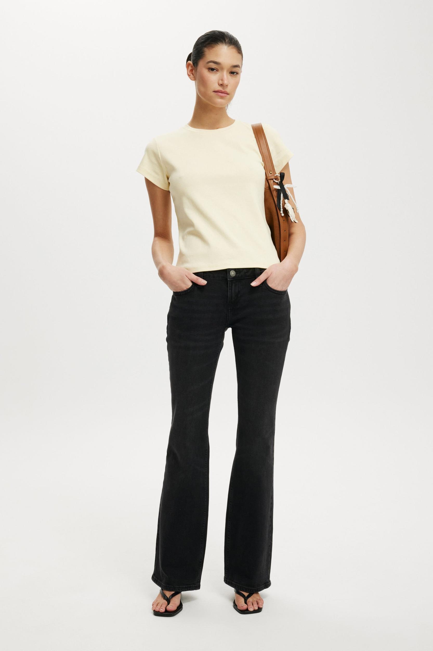 Low Rise Bootcut Jean Product Image