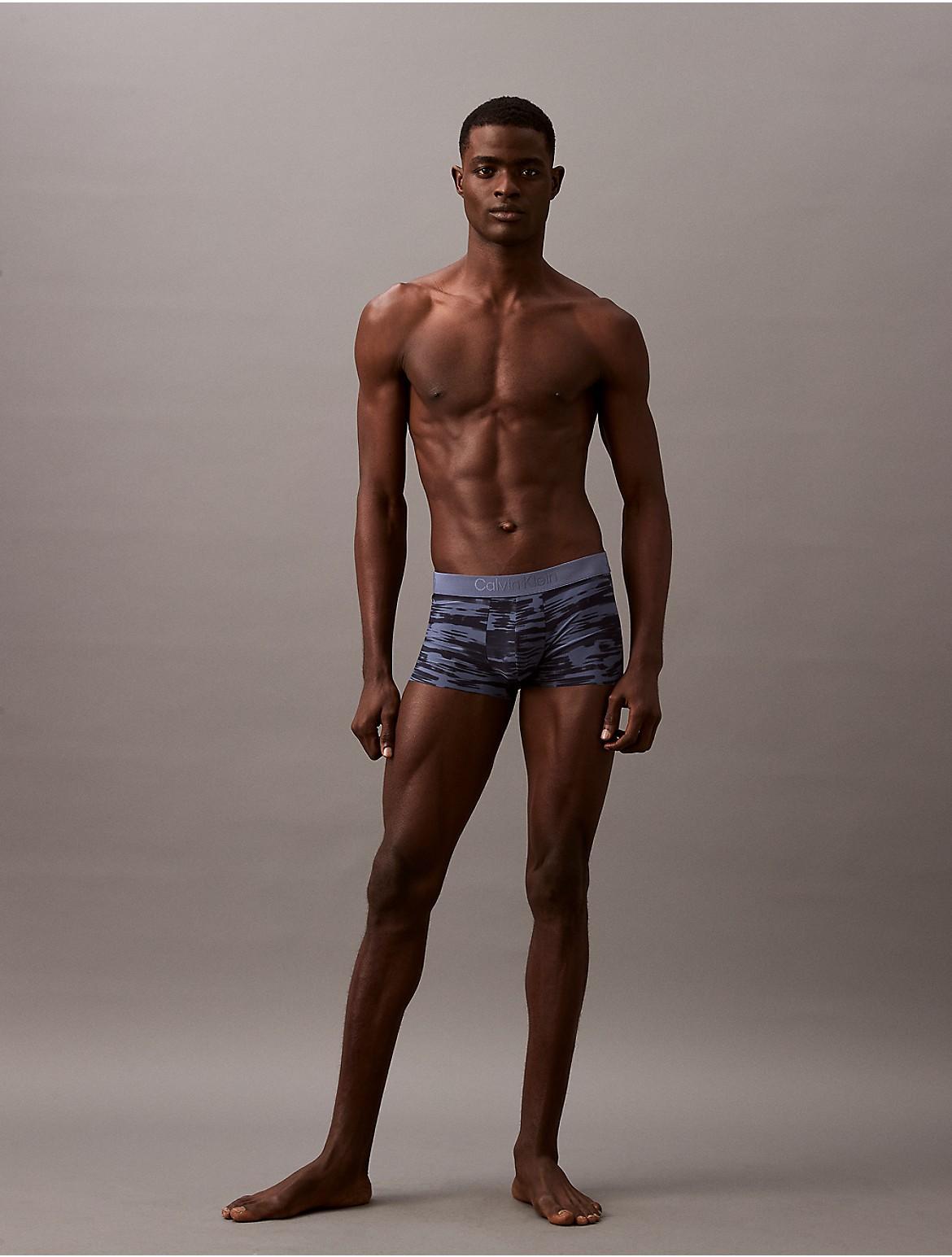 Calvin Klein Mens CK Black Prints Low Rise Trunk - Black Product Image